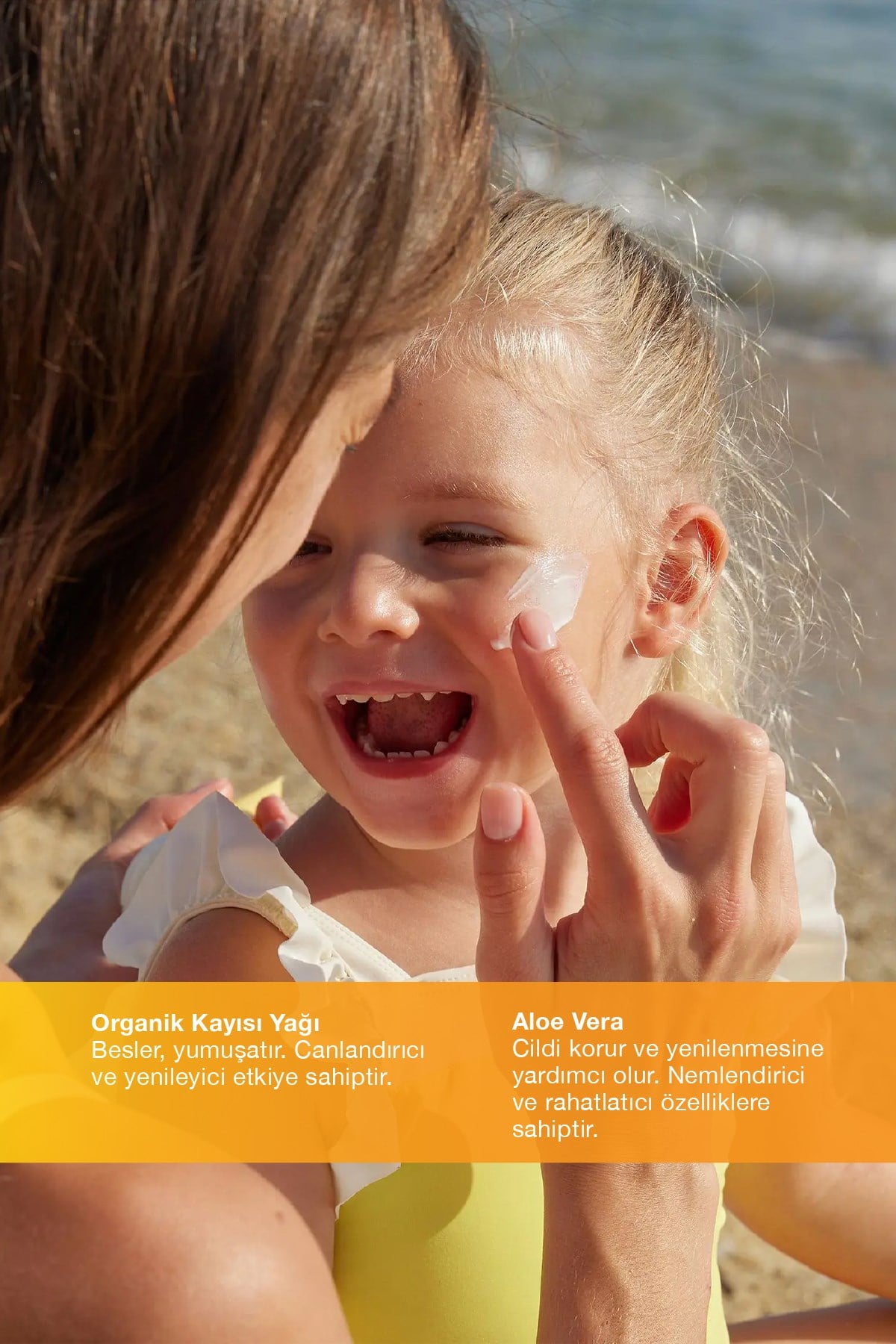 Mon Petit ÇOK YÜKSEK KORUMALI ÇOÇUK GÜNEŞ KORUYUCU SÜT Organik Kayısı Yağı İçeren SPF 50+ 125 mL
