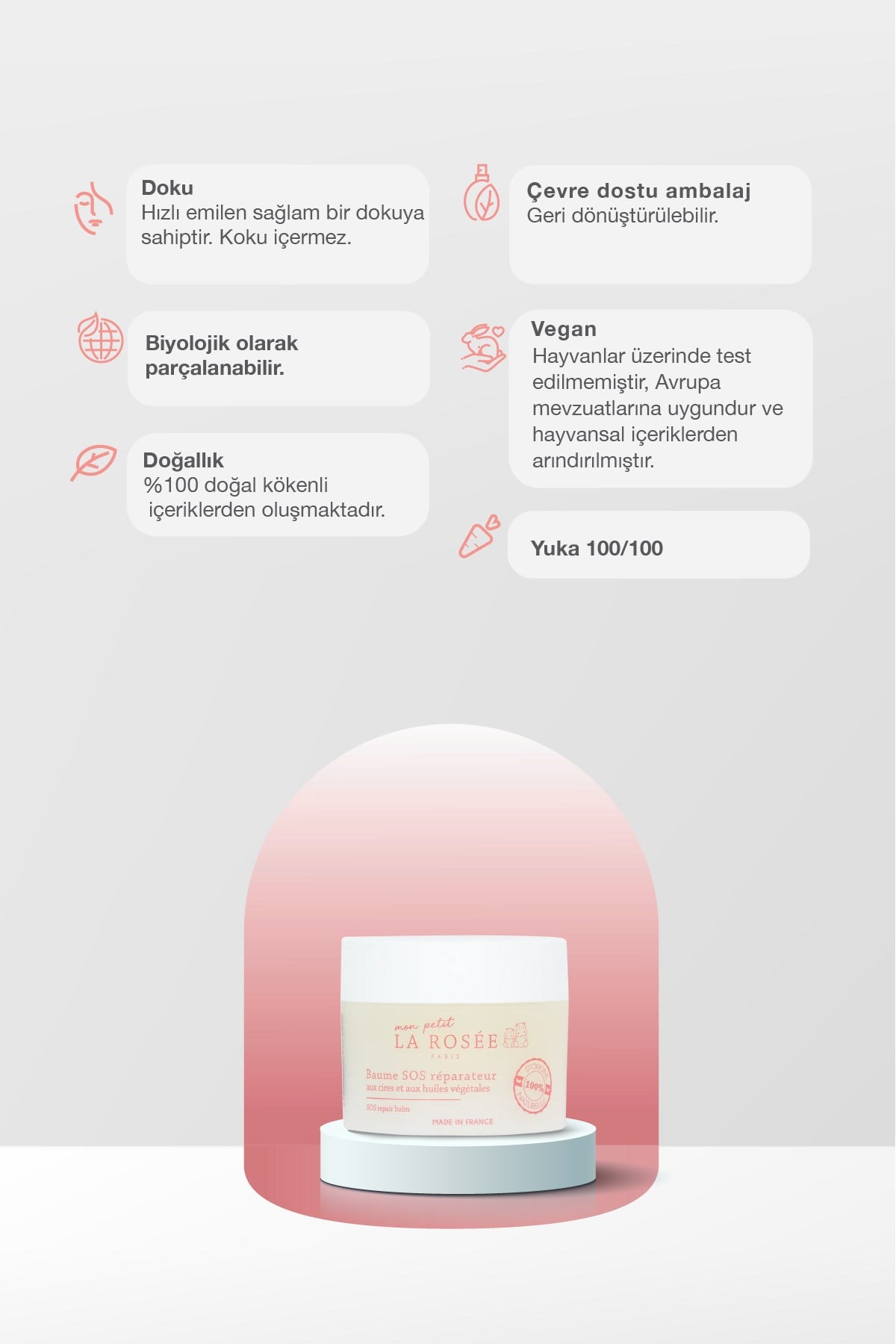 Mon Petit Sos Onarici Balsam Bitkisel Yağlar Ve Bal Mumu İçeren 20 G