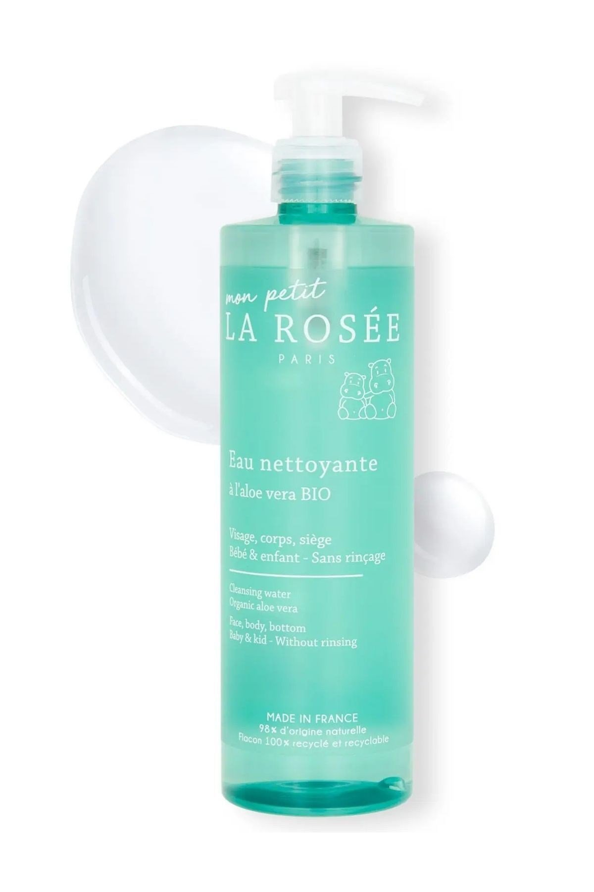 Mon Petit TEMİZLEME SUYU Organik Aloe Vera İçeren 400 mL