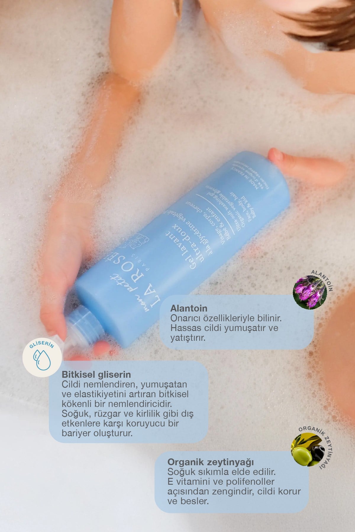 Mon Petit ULTRA HASSAS YIKAMA JELİ Organik Bitkisel Gliserin İçeren - 400 ml