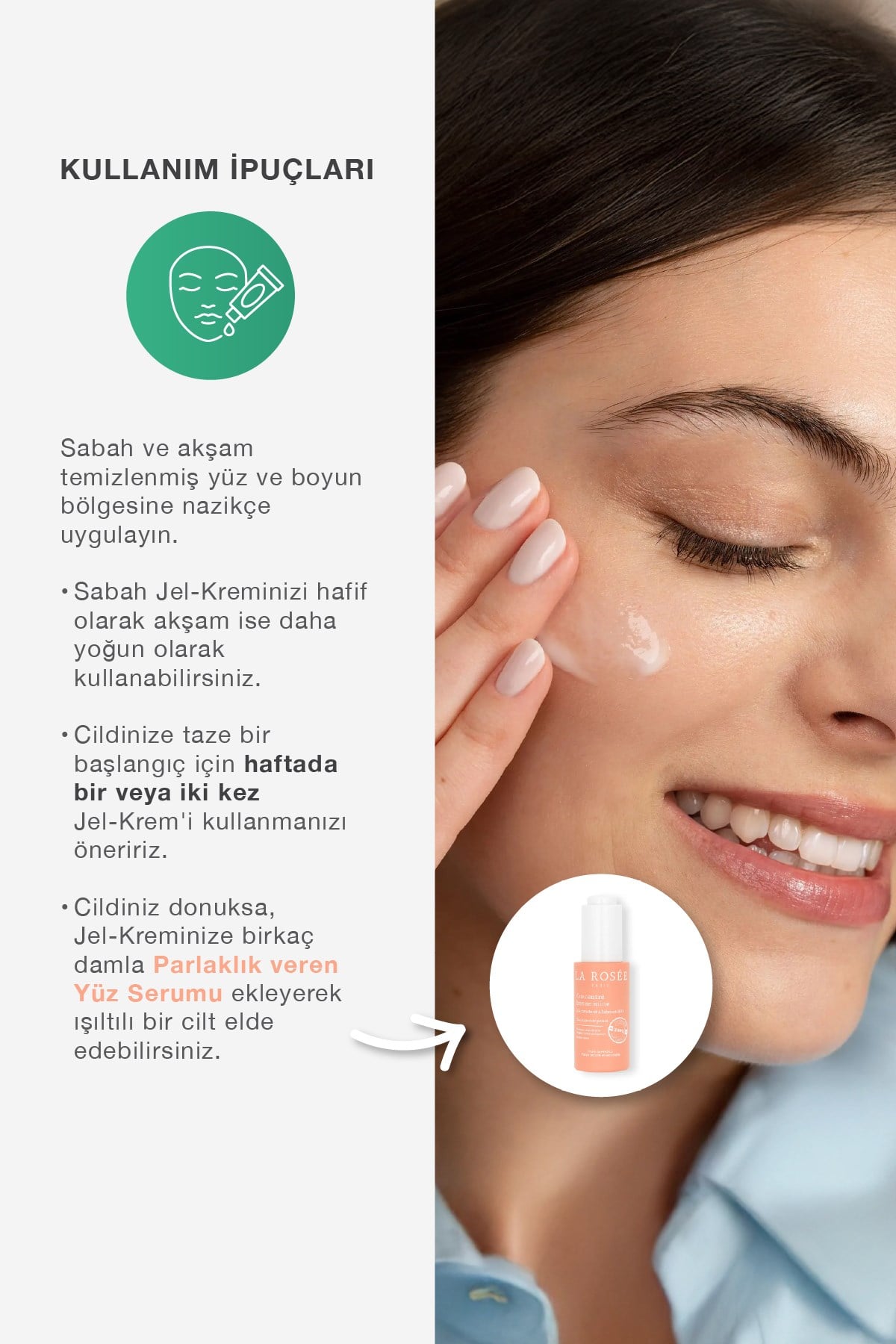 NEMLENDİRİCİ JEL-KREM Organik Salatalık Özü İçeren - 60 mL