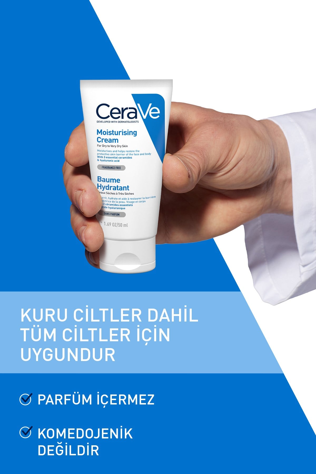 Nemlendirici Krem Kuru ve Çok Kuru Ciltler 50 ml