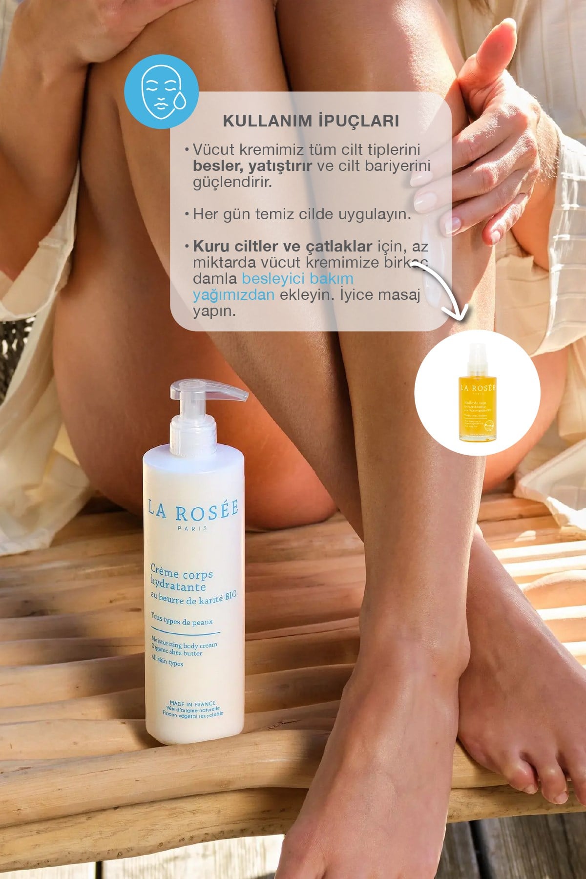 NEMLENDİRİCİ VÜCUT KREMİ Organik Shea Yağı İçeren - 400 ml