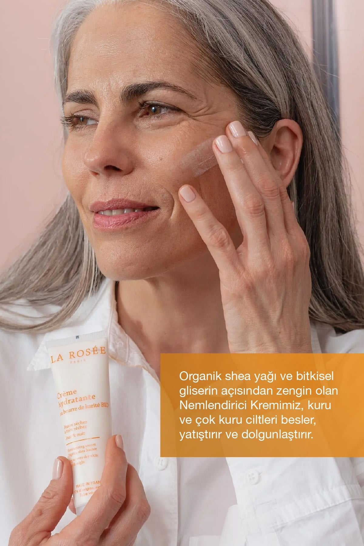 NEMLENDİRİCİ YÜZ KREMİ Organik Shea Yağı İçeren - 60 mL