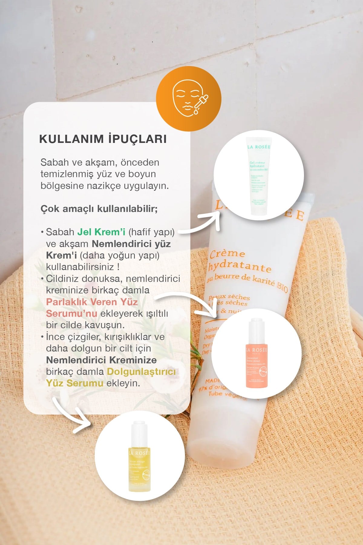 NEMLENDİRİCİ YÜZ KREMİ Organik Shea Yağı İçeren - 60 mL