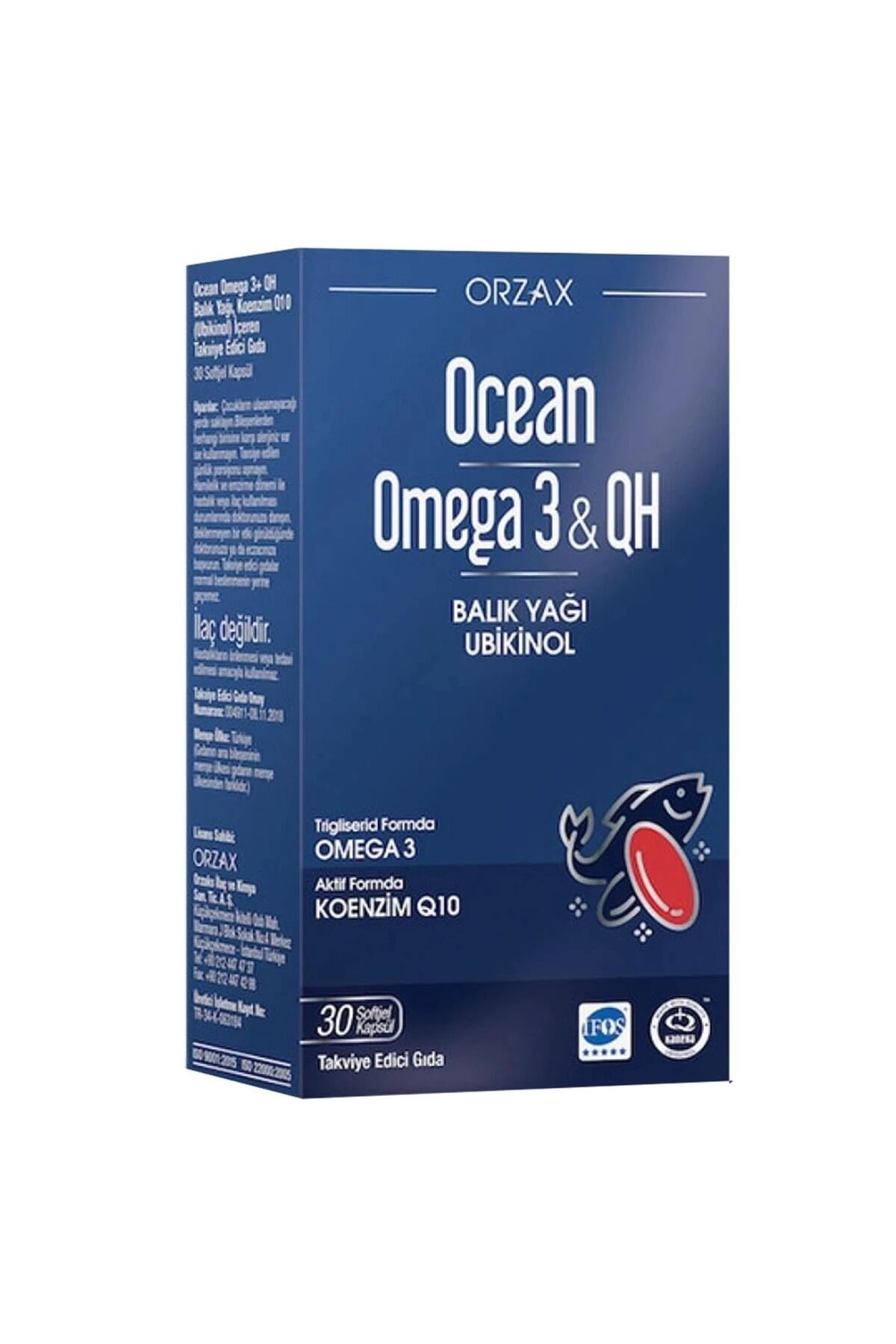 Omega 3 Balık Yağı QH 30 Kapsül