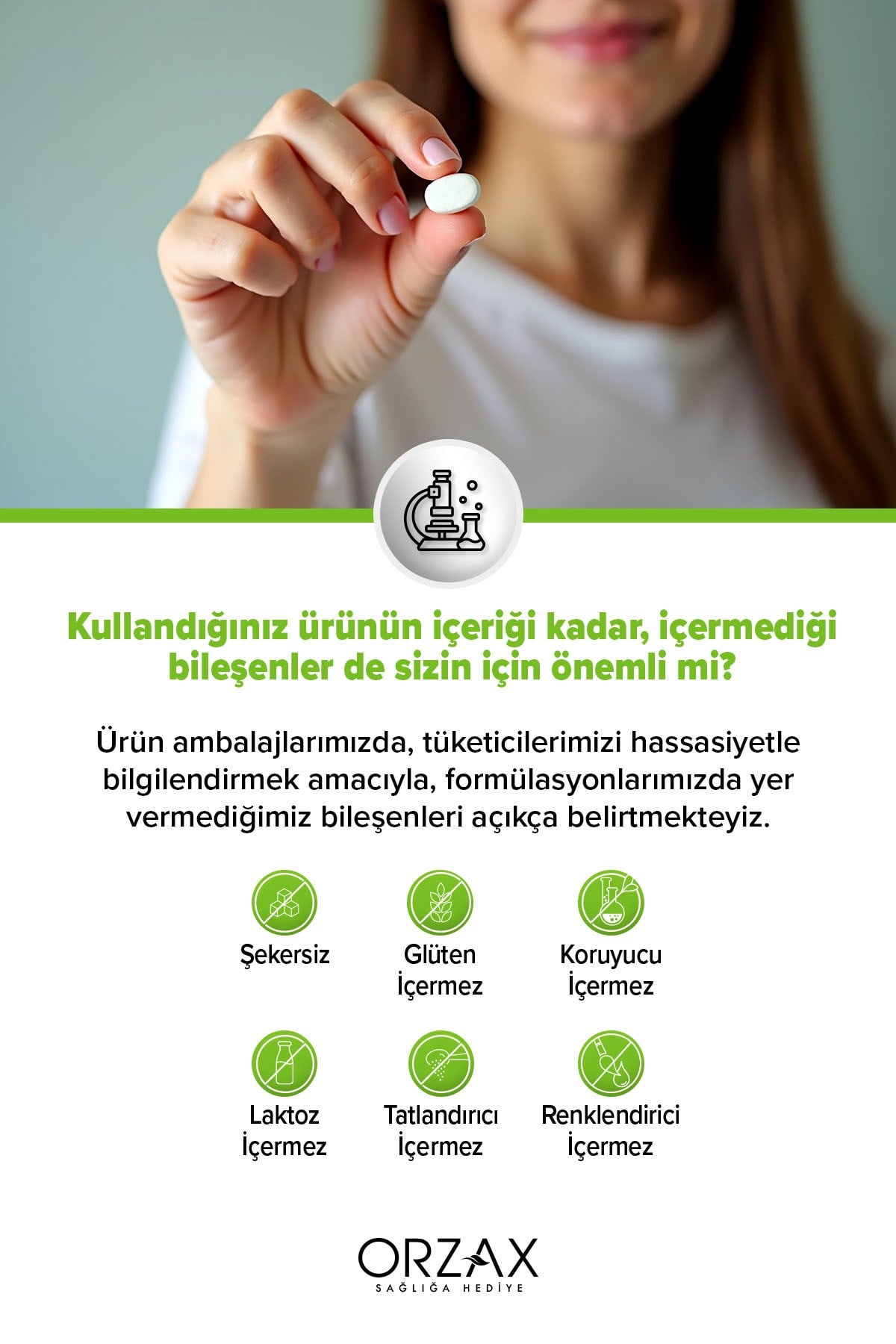 Orzax Daily One Energy Multivitamin-Multimineral (13 Vitamin+10 Mineral) KoenzimQ10-Ginseng 30Tablet