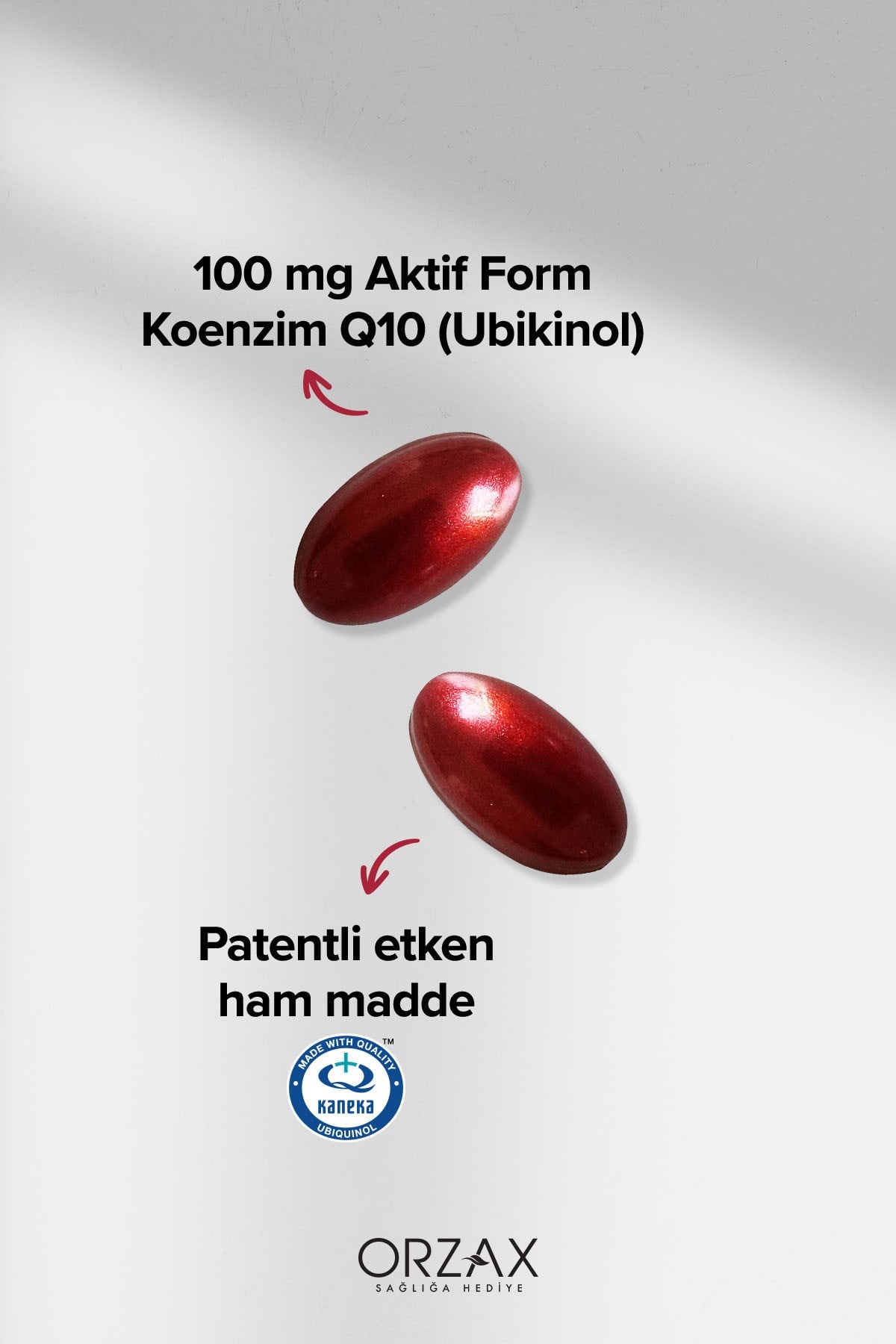 Orzax Koenzim QH 100mg 30 Kapsül