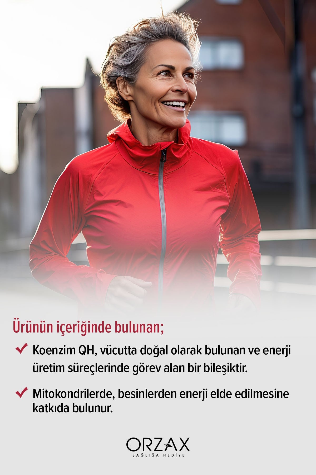 Orzax Koenzim QH 100mg 30 Kapsül