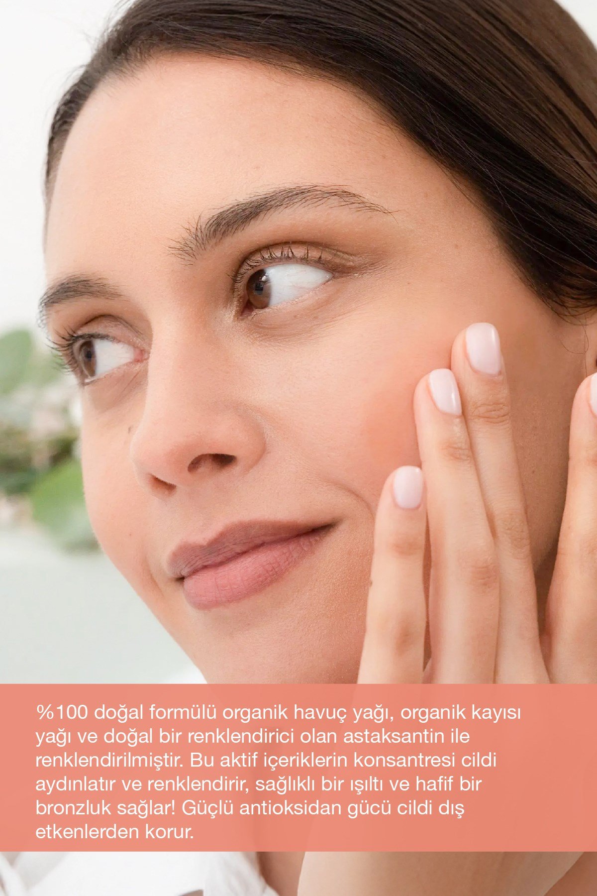 PARLAKLIK VEREN YÜZ SERUMU Organik Havuç ve Kayısı Özü İçeren 30 mL