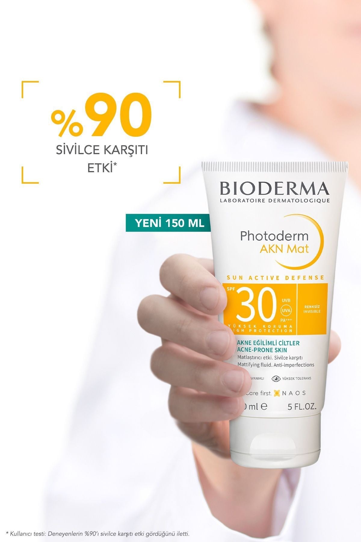 Photoderm AKN Mat SPF30 Yağlı & Akne Eğilimli Ciltler Sivilce Karşıtı Güneş Kremi 150 ML
