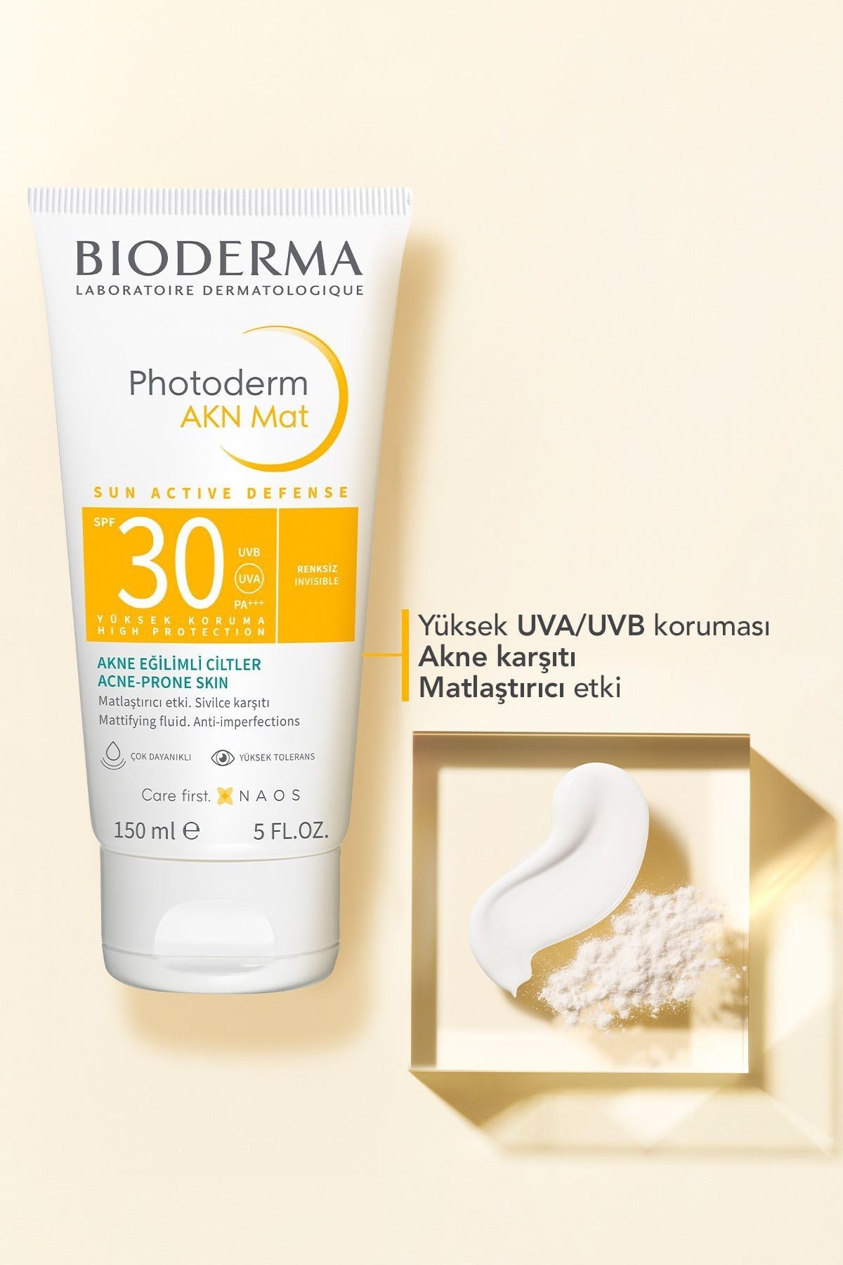 Photoderm AKN Mat SPF30 Yağlı & Akne Eğilimli Ciltler Sivilce Karşıtı Güneş Kremi 150 ML