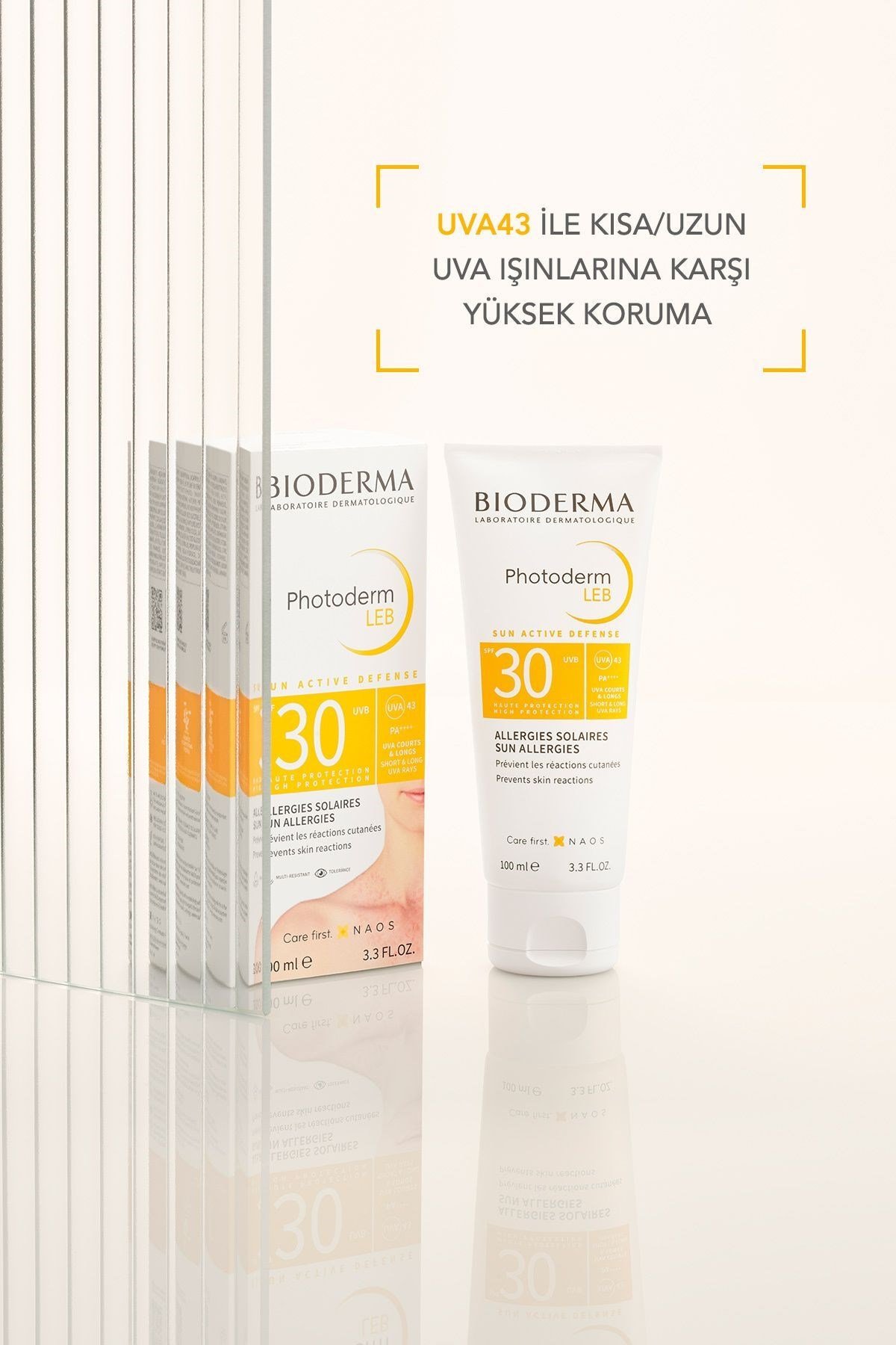 Photoderm LEB SPF 30 Hassas Ciltler Güneş Alerjisi Karşıtı Jel Formda Yüz Güneş Kremi 100 m