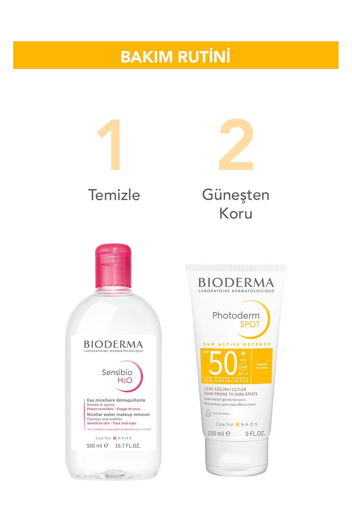 Photoderm Spot SPF 50+ Leke Karşıtı Tüm Ciltler için Yüz & Vücut Güneş Kremi 150 ML
