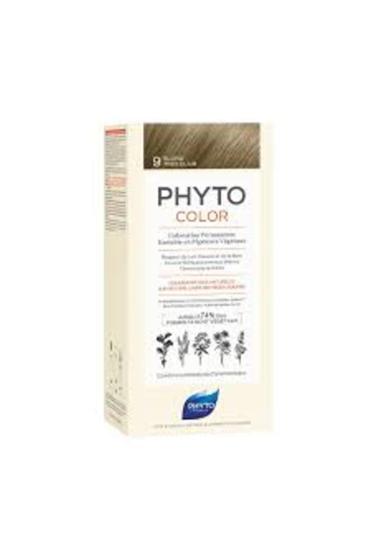 Phytocolor 9 Açık Sarı Amonyaksız Kalıcı Bitkisel Saç Boyası