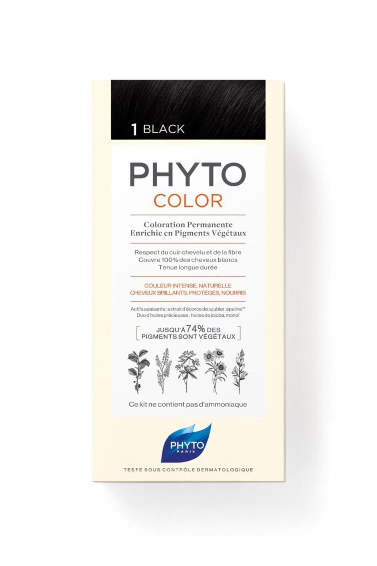 Phytocolor Bitkisel Saç Boyası ''1 Siyah''