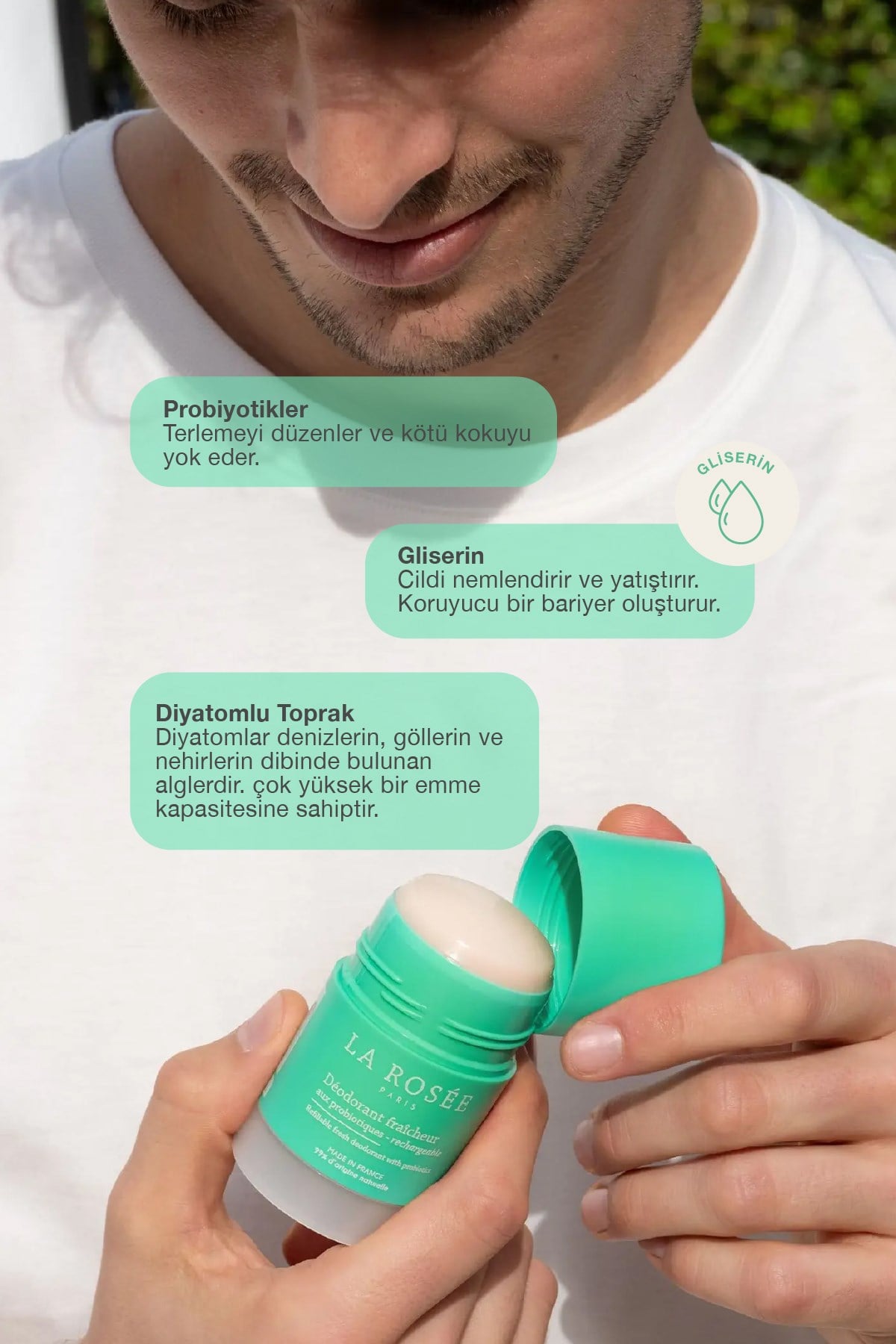 PROBİYOTİKLERLE ZENGİNLEŞTİRİLMİŞ FRESH DEODORANT - 50 mL