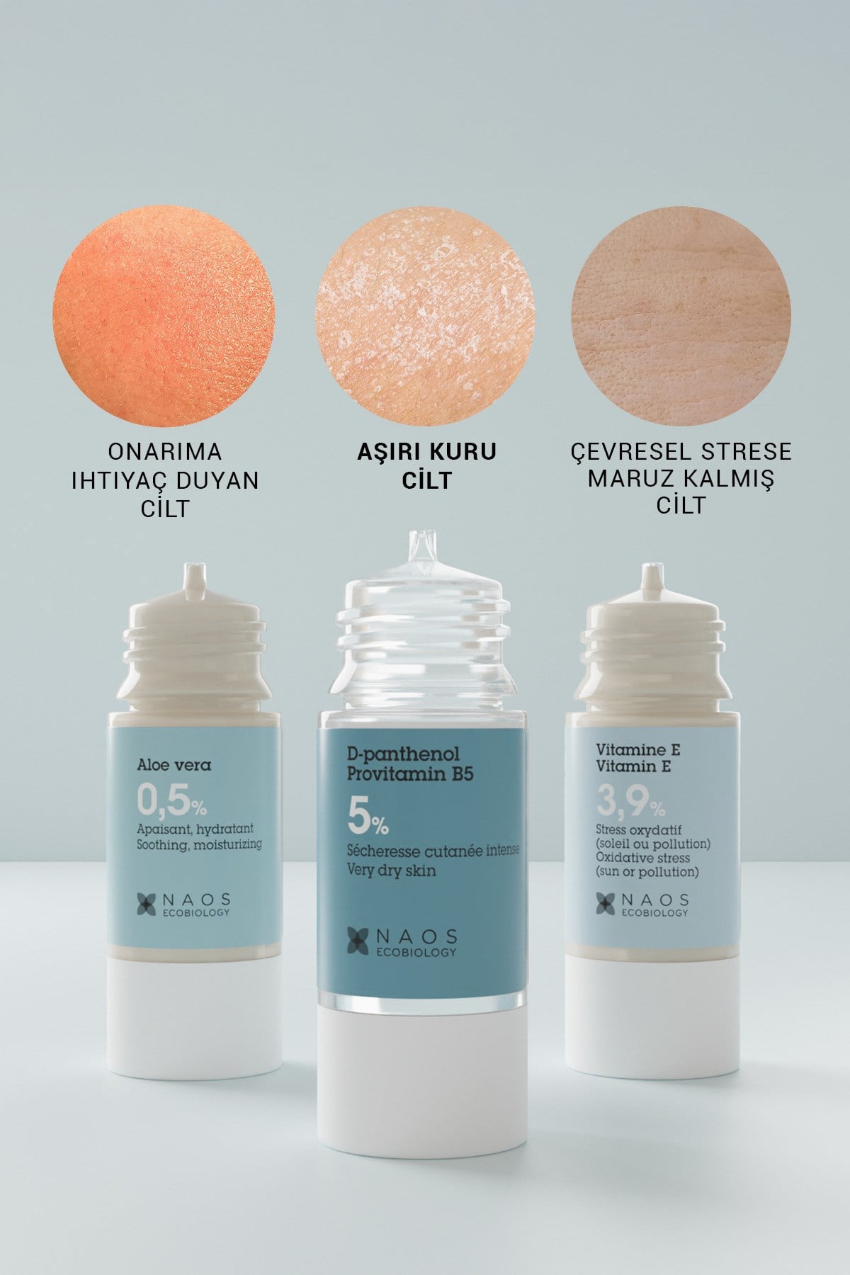 Pure Active D-Panthenol Kuru Ciltler İçin Nemlendirici, Bariyer Onarıcı Konsantre Bakım Serumu 15ML
