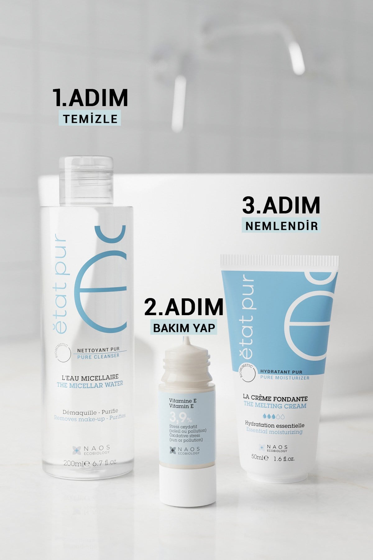 Pure Active E Vitamini Antioksidan Etkili Nemlendirici Cilt Yenileyici Konsantre Bakım Serumu 15ML