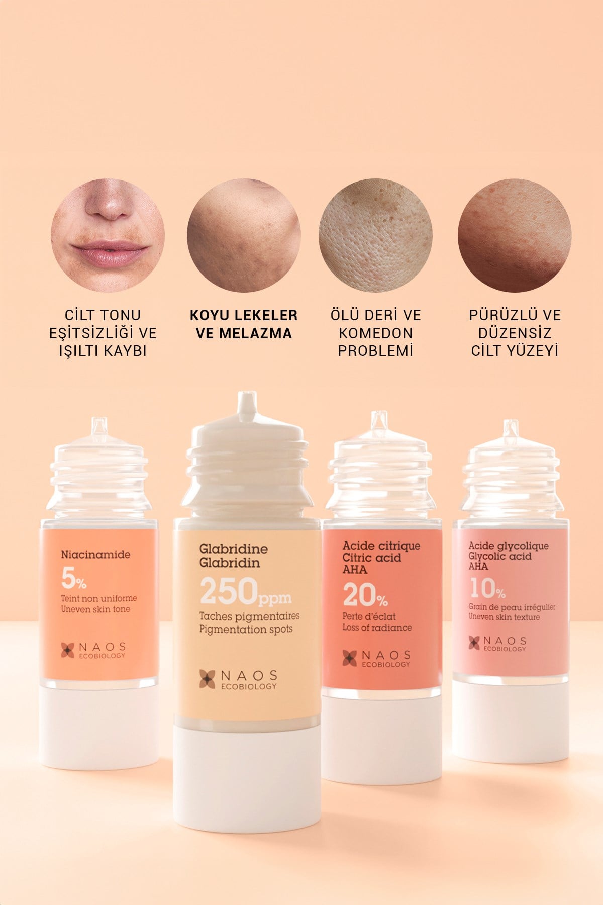 Pure Active Glabridin Leke Karşıtı Cilt Tonu Eşitleyici Aydınlatıcı Konsantre Bakım Serumu 15 ML