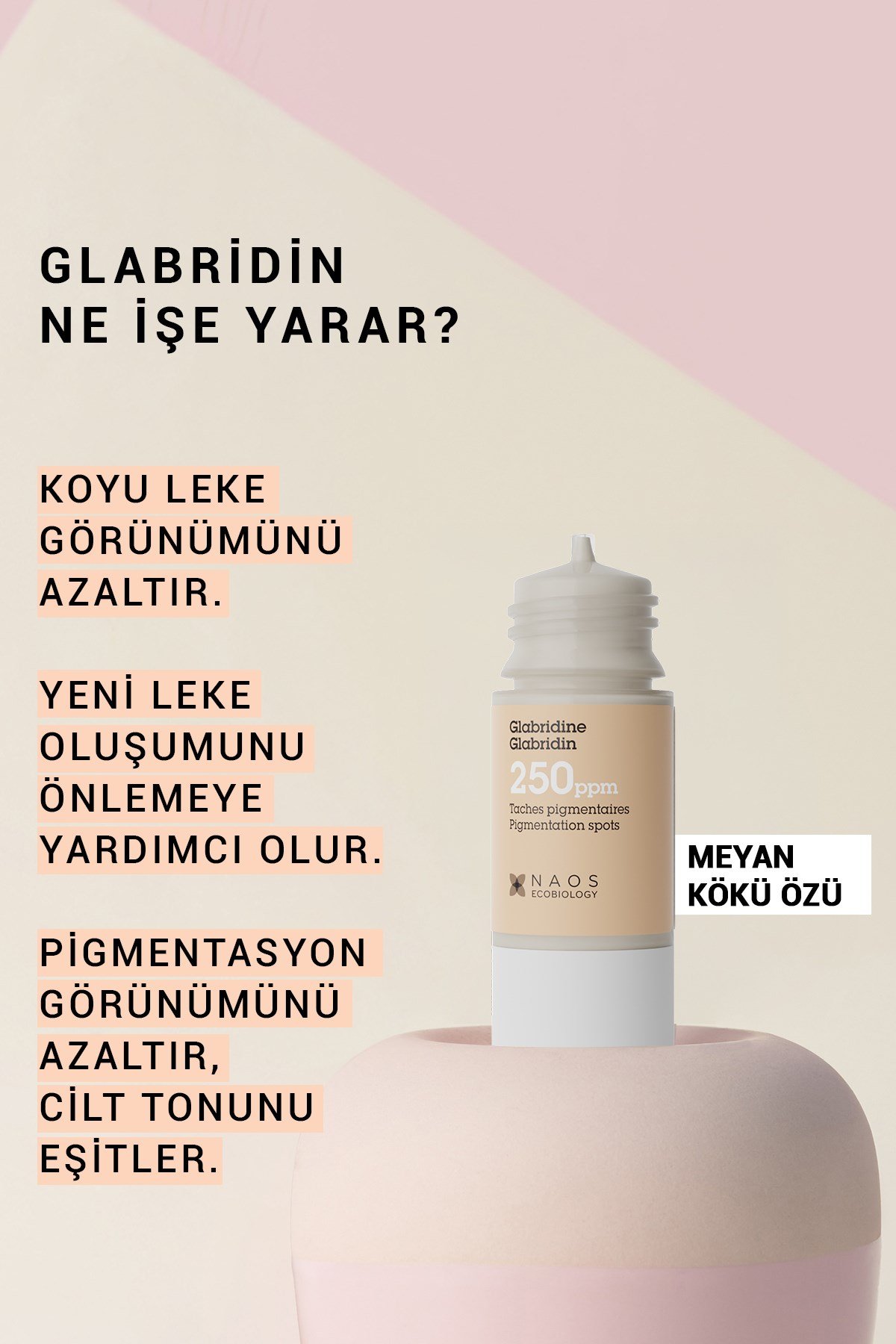 Pure Active Glabridin Leke Karşıtı Cilt Tonu Eşitleyici Aydınlatıcı Konsantre Bakım Serumu 15 ML