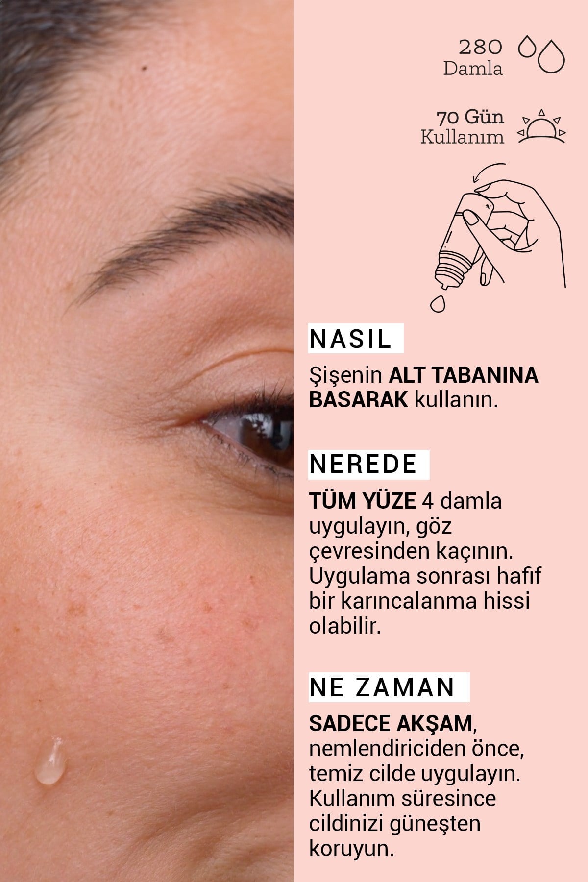 Pure Active Glikolik Asit %10 Aha Peeling Cilt Yenileme Etkili Saf Konsantre Cilt Bakım Serumu 15 ml