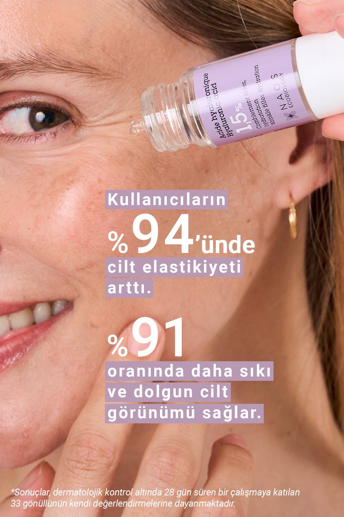 Pure Active Hyaluronik Asit İnce Kırışıklık Karşıtı & Dolgunlaştırıcı Konsantre Bakım Serumu 15 ML