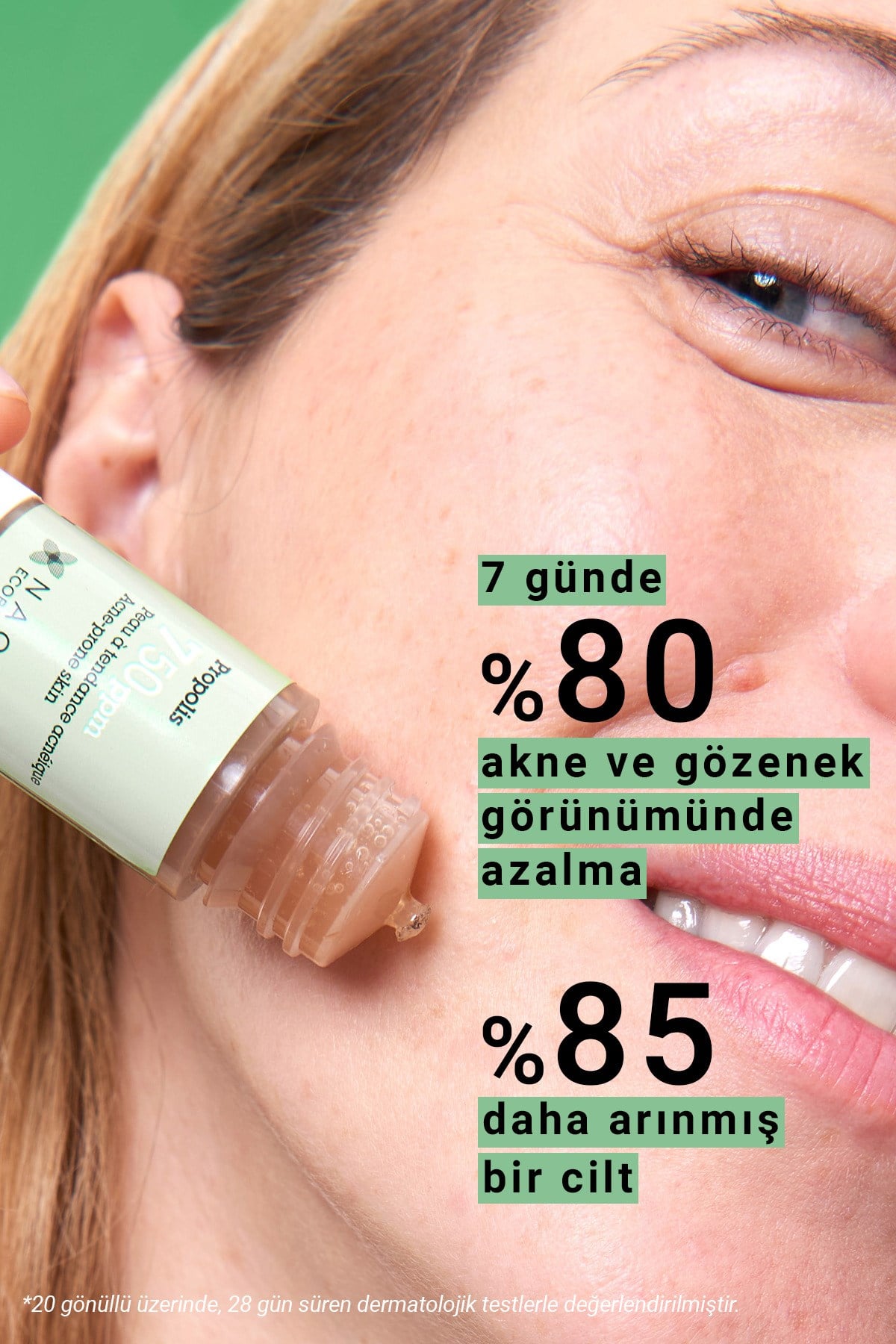 Pure Active Propolis Akne Karşıtı Antienflamatuar & Yatıştırıcı Etkili Konsantre Bakım Serumu 15ML