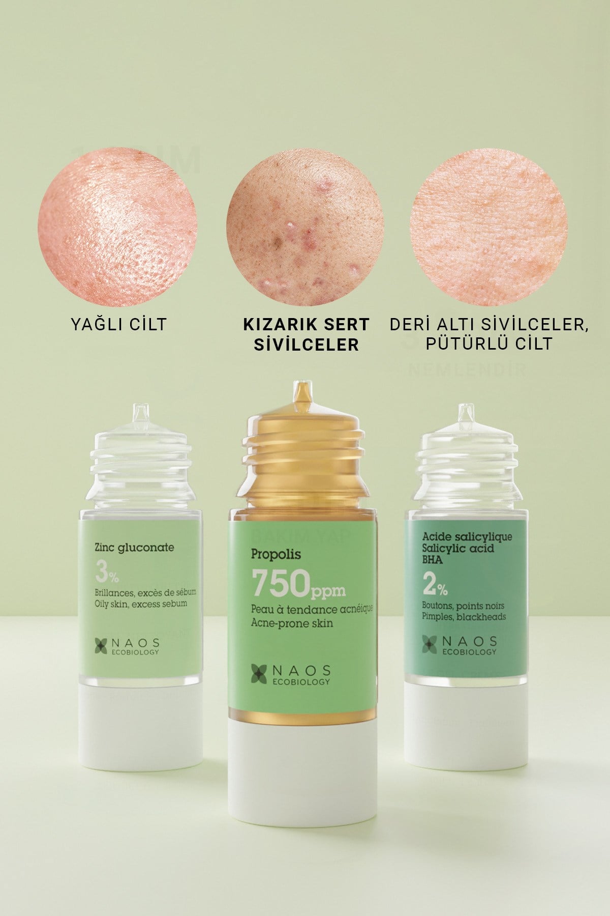 Pure Active Propolis Akne Karşıtı Antienflamatuar & Yatıştırıcı Etkili Konsantre Bakım Serumu 15ML