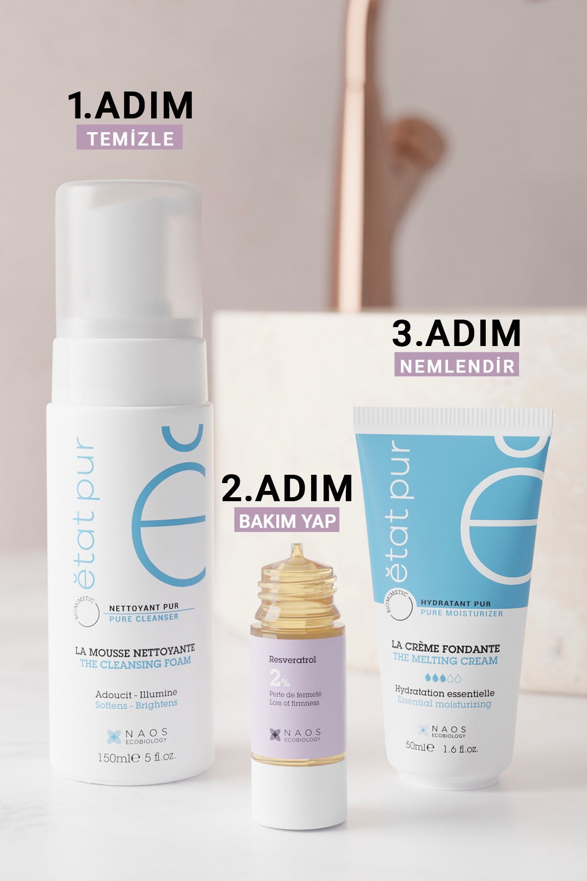 Pure Active Resveratrol Antioksidan Etkili Yaşlanma Karşıtı Konsantre Bakım Serumu 15 ML