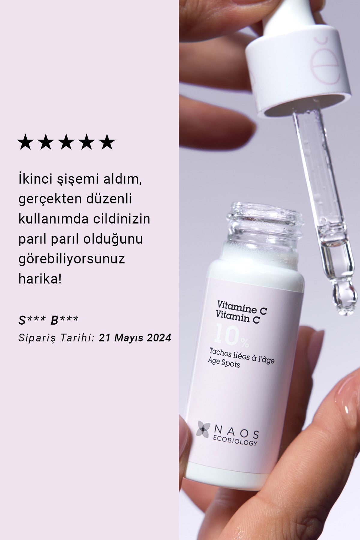 Pure Active Saf Vitamin C %10 Koyu Leke ve Yaşlanma Karşıtı Aydınlatıcı Konsantre Bakım Serumu 15ML