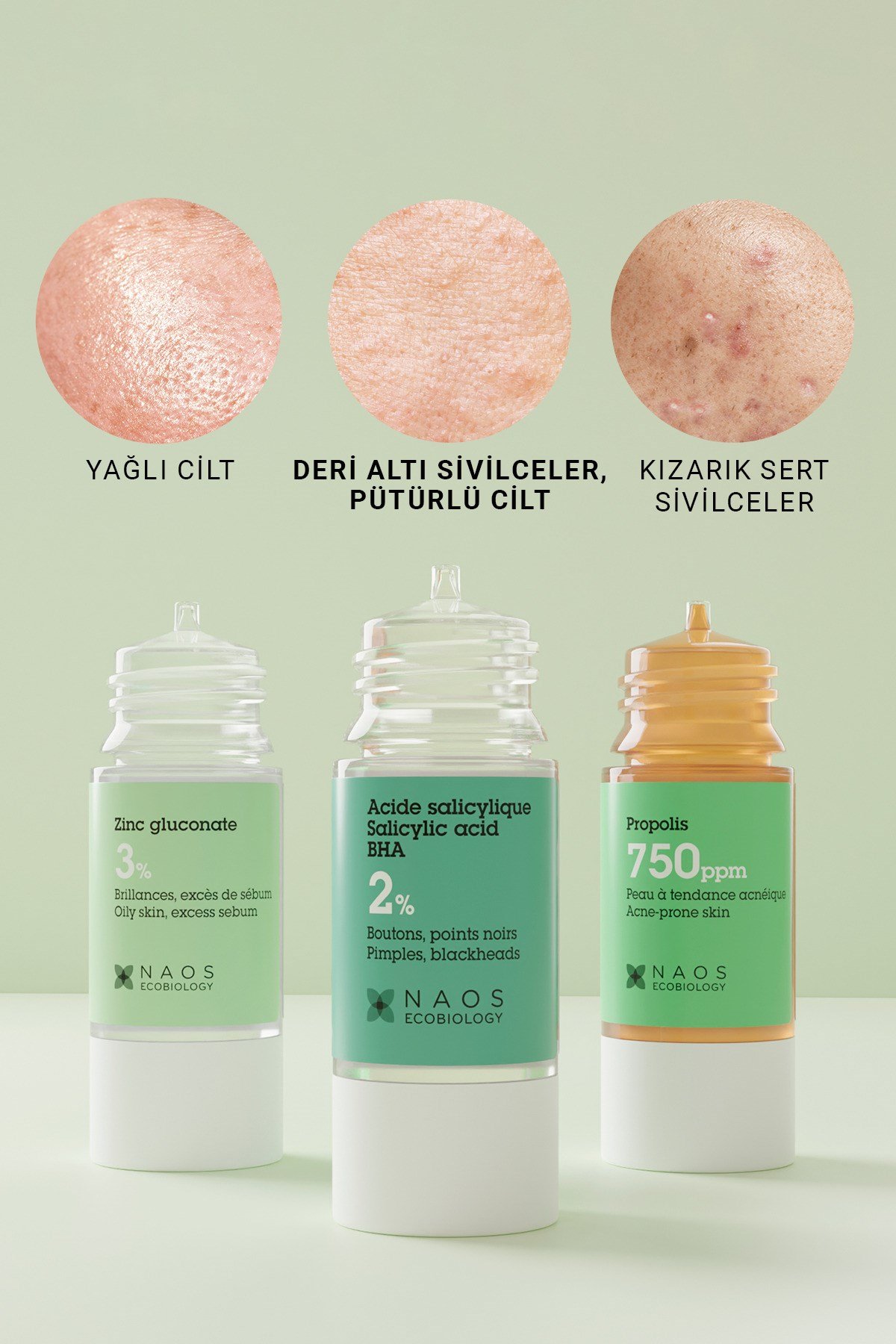 Pure Active Salisilik Asit Karma Yağlı Cilt Sivilce Siyah Nokta Karşıtı Konsantre Bakım Serumu 15ML