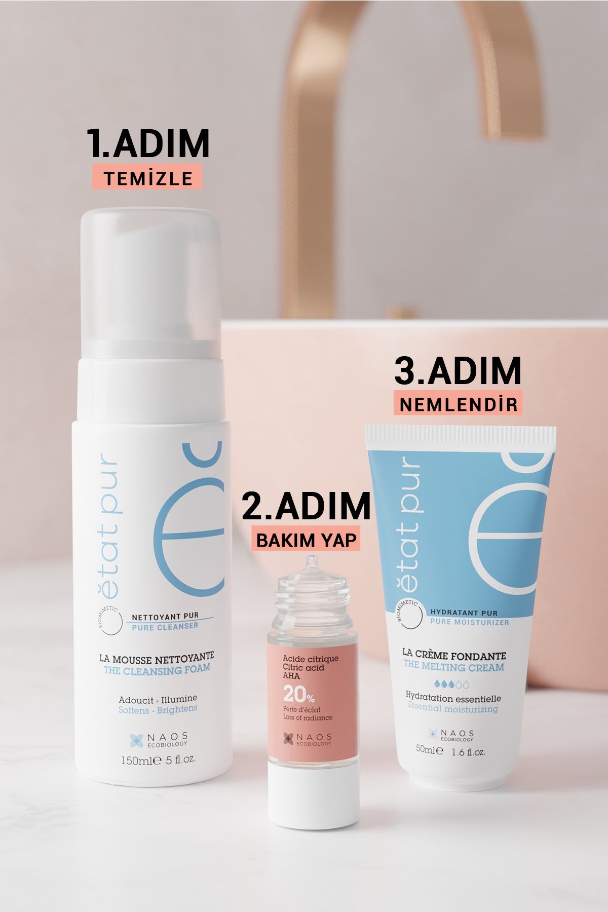 Pure Active Sitrik Asit 20% AHA Gözenek Sıkılaştırıcı ve Aydınlatıcı Konsantre Bakım Serumu 15ML