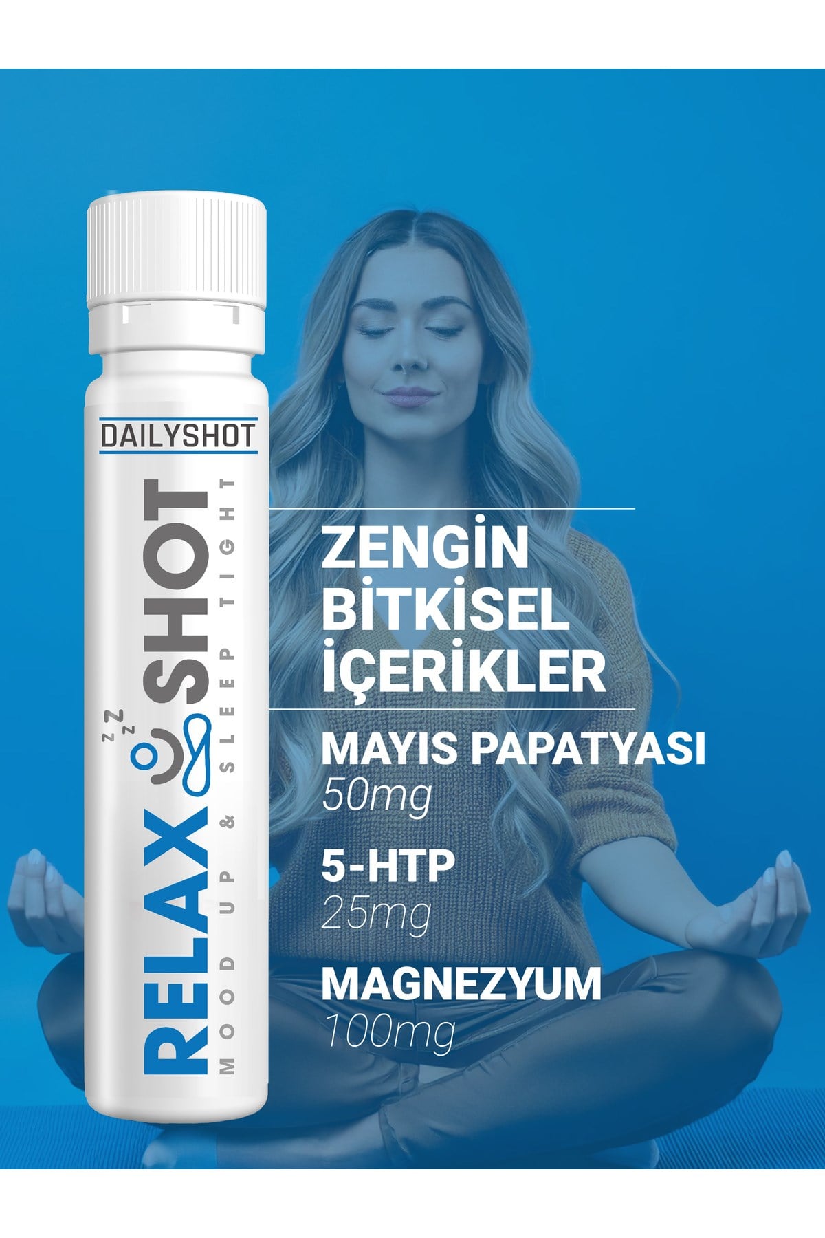 RelaxShot Stressiz ve Derin Uyku, Relax Shot Bitkisel Uyku Düzenleyici