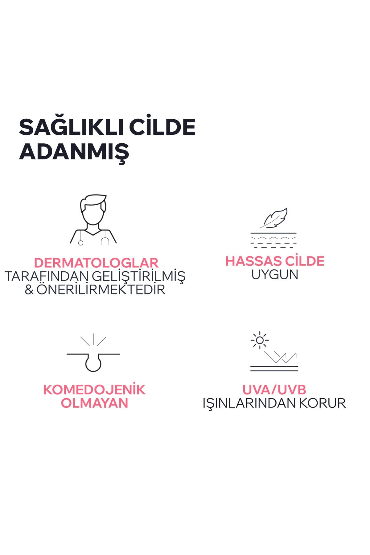 ROSELIANE SPF50+ Hassas Ciltler İçin Kızarıklık Karşıtı CC Krem 40 ml