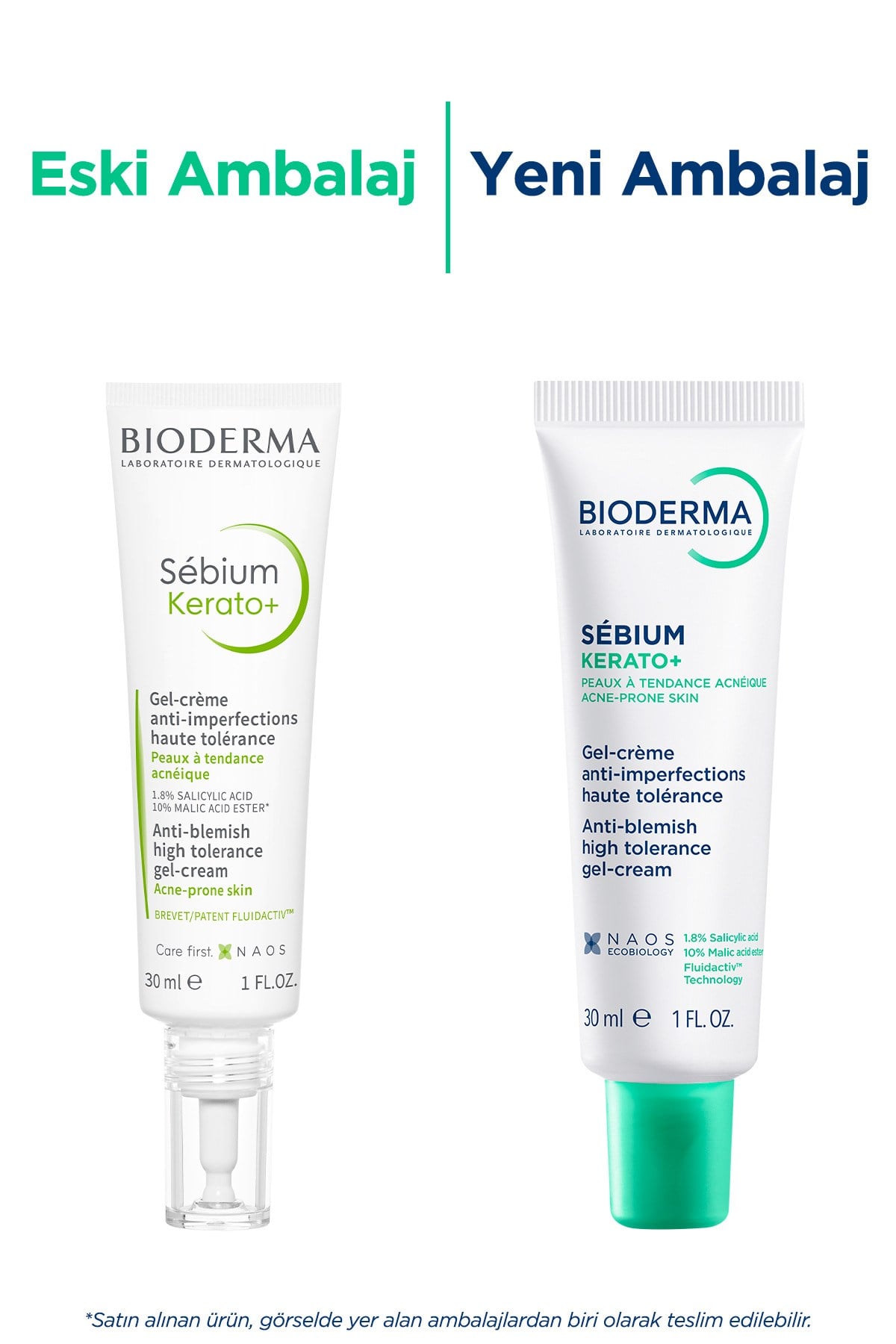 Sebium Kerato+ Salisilik Asit İçeren Sivilce Akne Lekesi Siyah Nokta Karşıtı Nemlendirici Krem 30ml