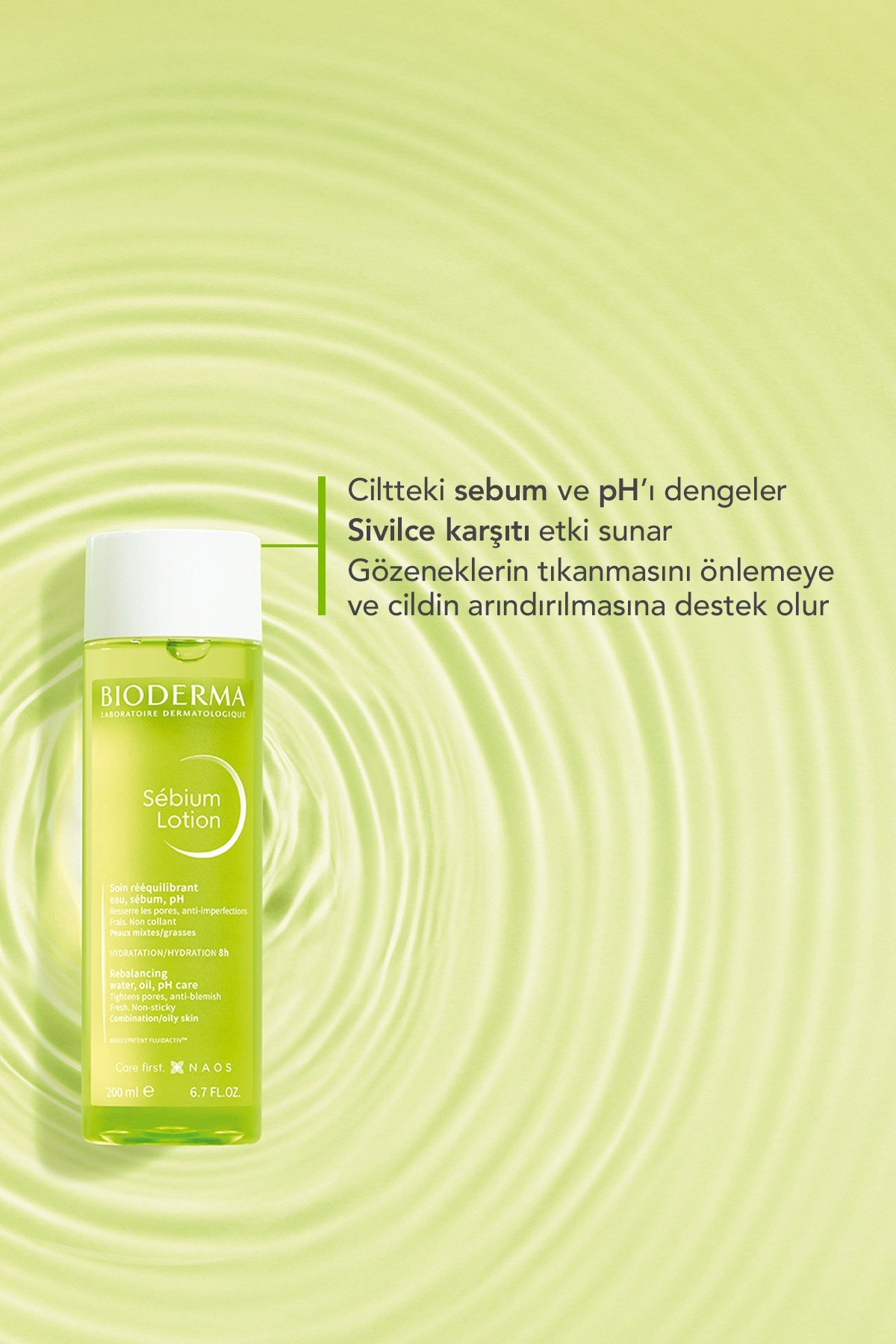 Sebium Lotion Salisilik Asit İçeren Gözenek Sıkılaştırıcı Siyah Nokta Karşıtı Tonik 200 ml