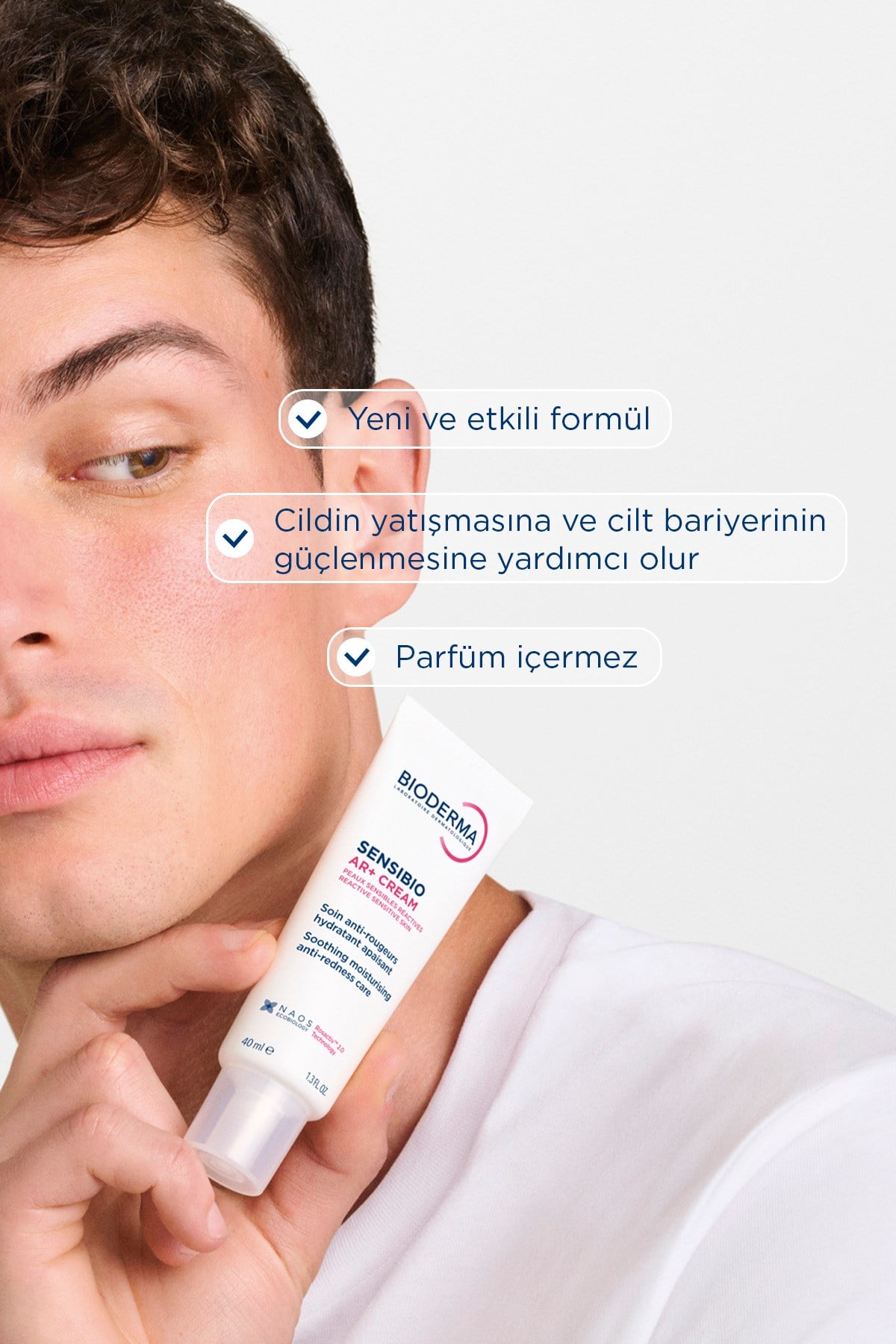 Sensibio AR+ Cream Hassas Ciltler Kızarıklık Karşıtı Nemlendirici Bakım Kremi 40 ML