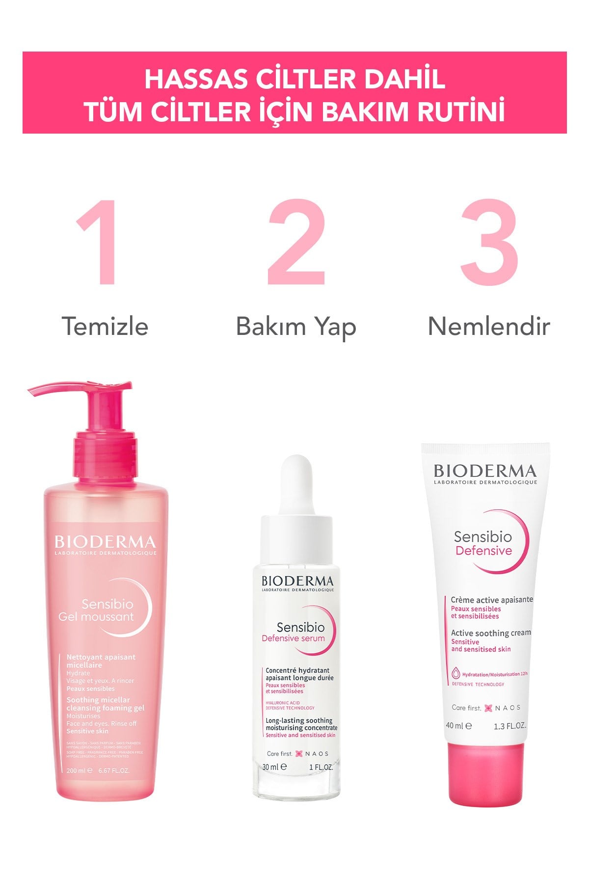 Sensibio Defensive Hassas Cilt Yaşlanma Karşıtı Hyaluronik Asit Nemlendirici Antioksidan Serum 30ml