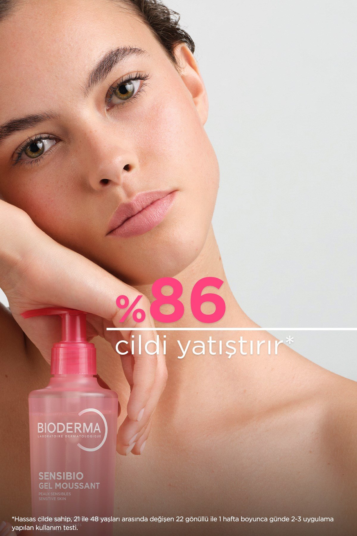 Sensibio Foaming Gel Hassas, Normal Ciltler için Durulanan Micellar Temizleme Jeli 100 ml
