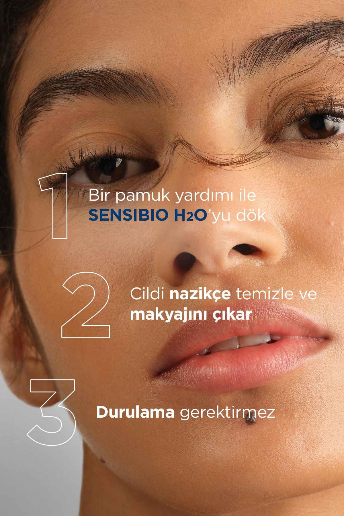 Sensibio H2O Micellar Makyaj Temizleme Suyu 2'li Set Hassas ve Tüm Ciltler Yüz ve Göz Çevresi 500ml