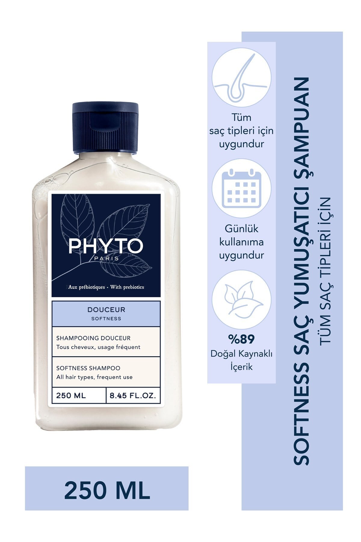 Softness Shampoo 250ml - Saç Yumuşatıcı Şampuan
