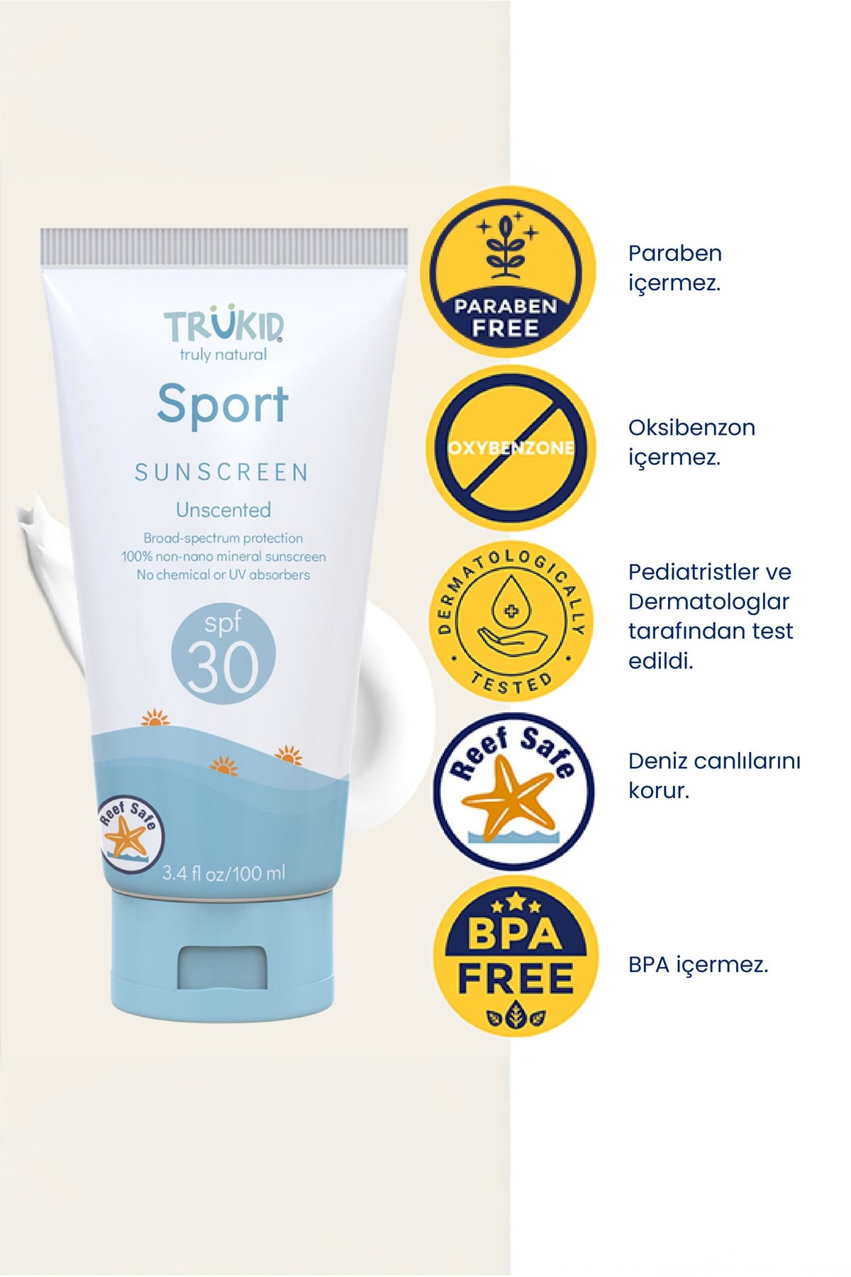 Sport Spf30 Mineral Sunscreen 100Ml
