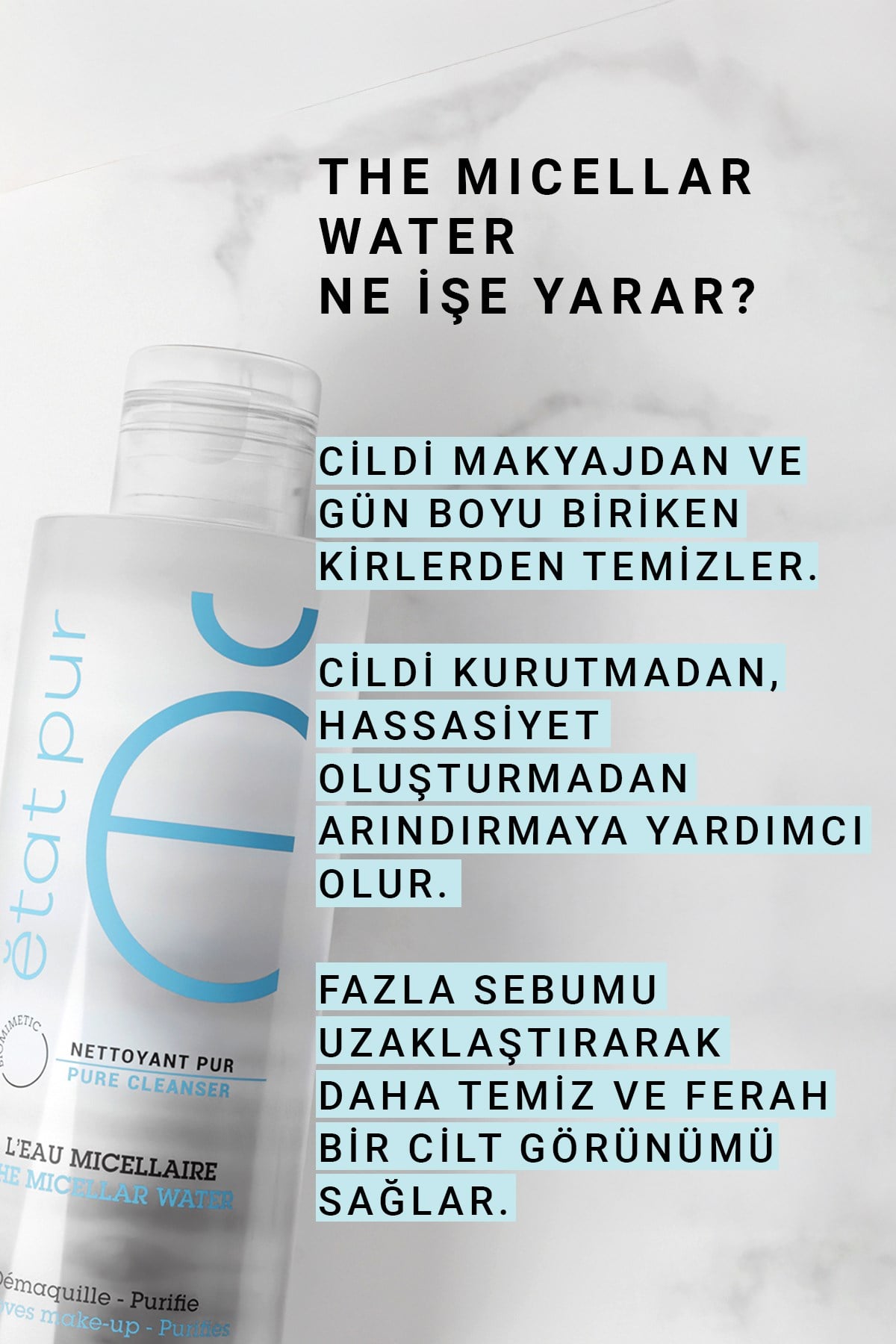 The Micellar Water Arındırıcı Yüz ve Göz Makyaj Temizleme Suyu 200 ML