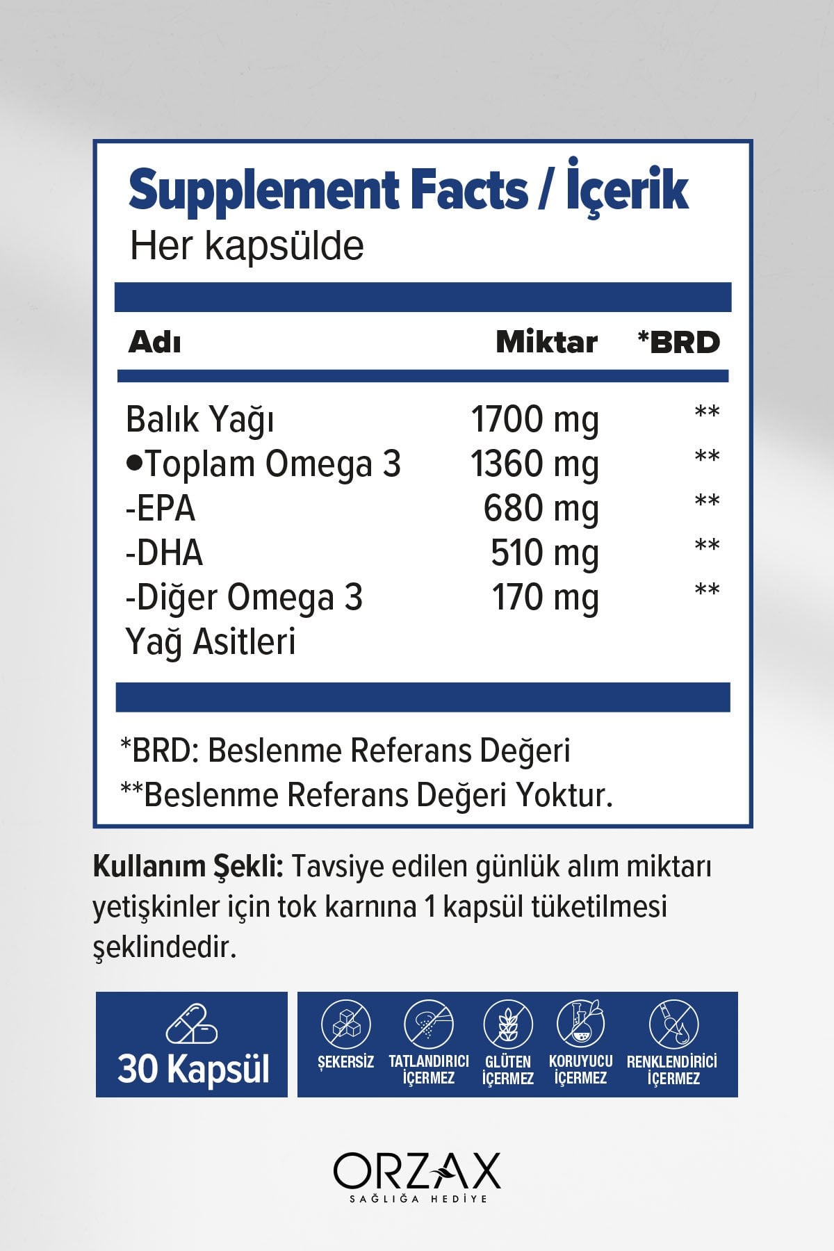 ULTİMATE 30 SOFT KAPSÜL