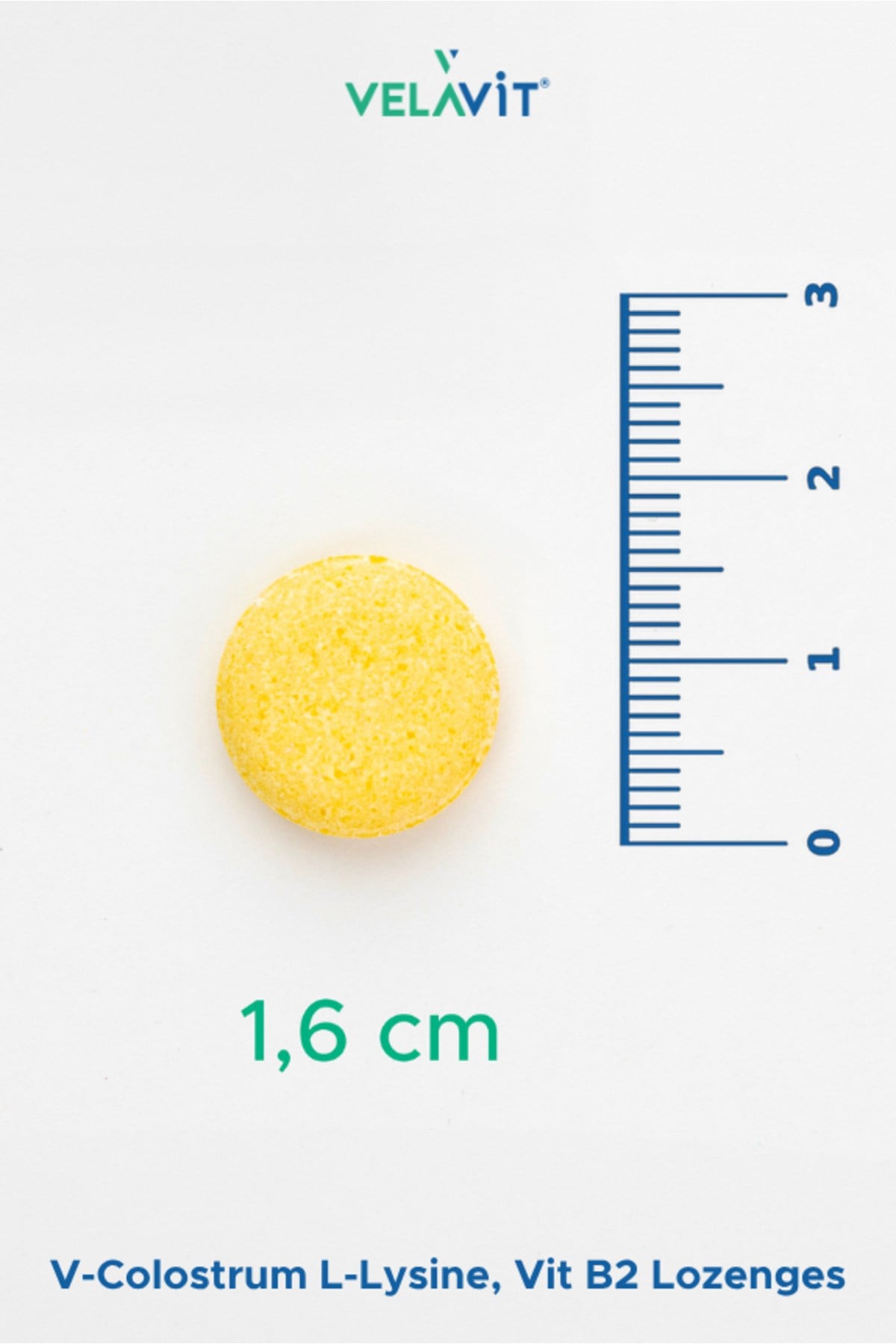 V-Colostrum with L-Lysine, Vit B2 Lozenges - Kolostrum içeren Pastil- 15 Adet