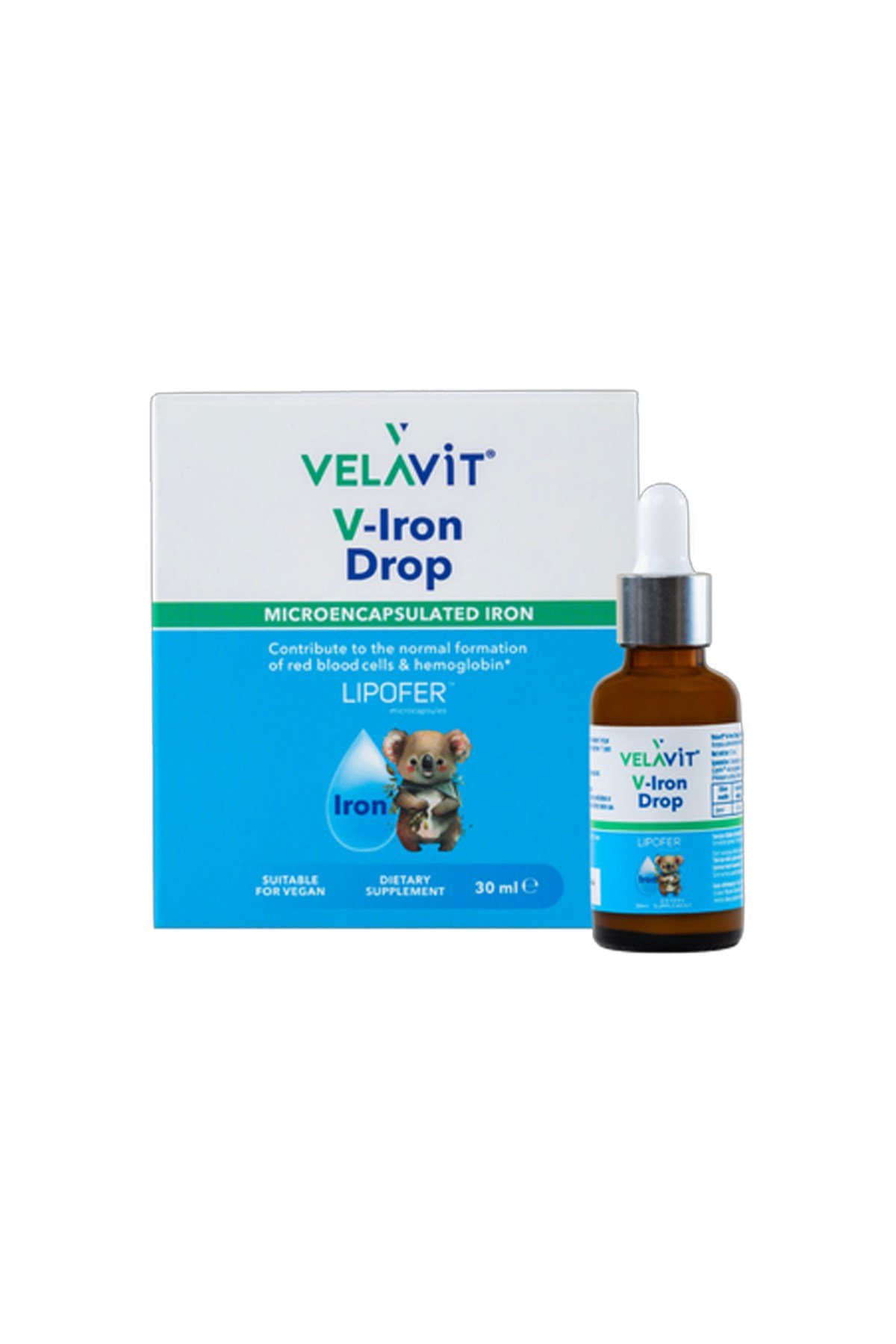 V-Iron Drop Demir İçeren Damla Takviye Edici Gıda 30 ml