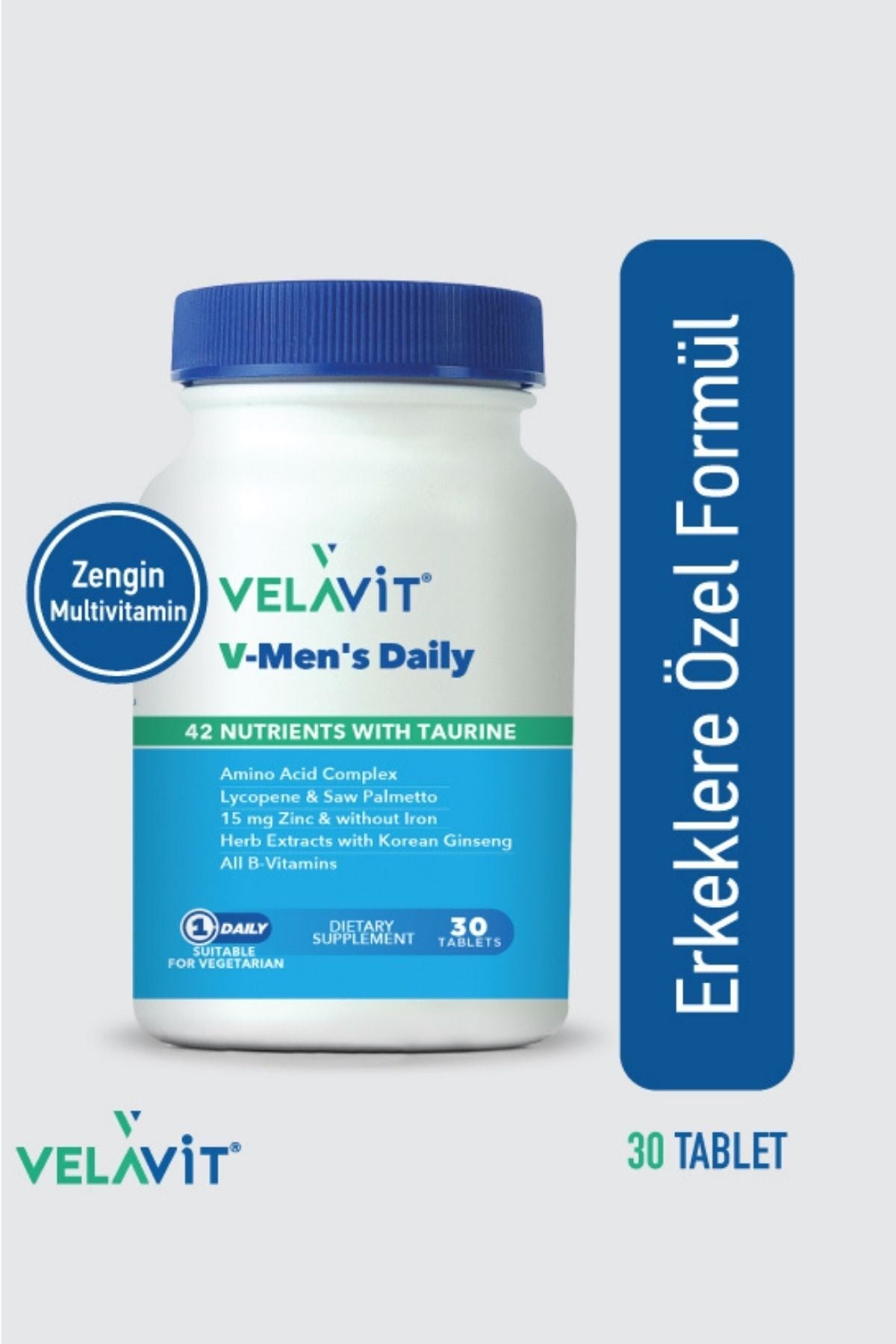 V-Mens Daily 30 Tablet Erkekler İçin Takviye Edici Gıda