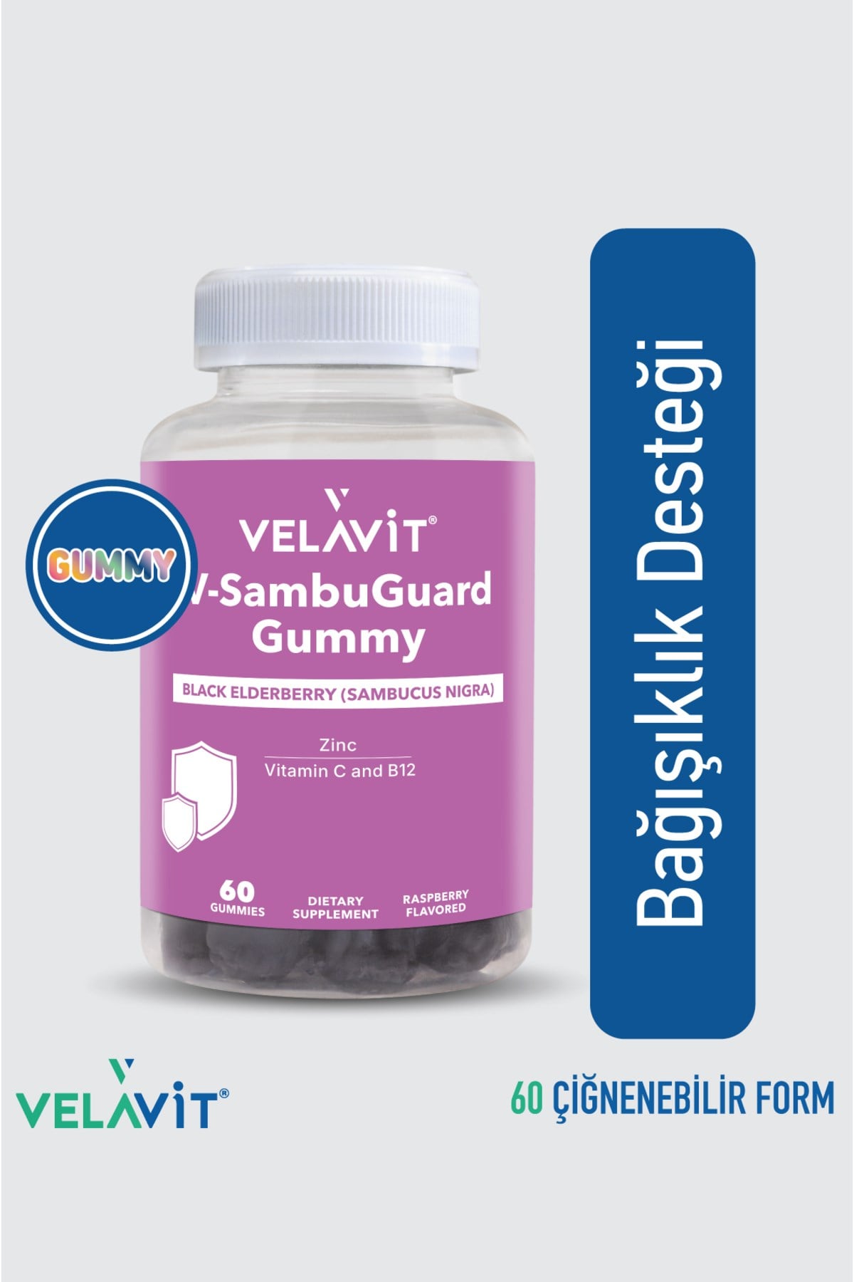 V-SambuGuard Gummy - Bağışıklık için - 60 Adet Çiğnenebilir Vitamin
