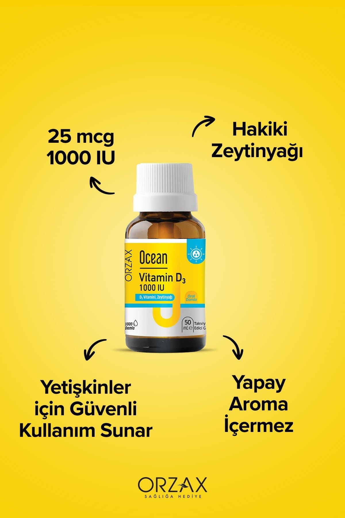 Vitamin D3 1000 IU Damla 50 ml